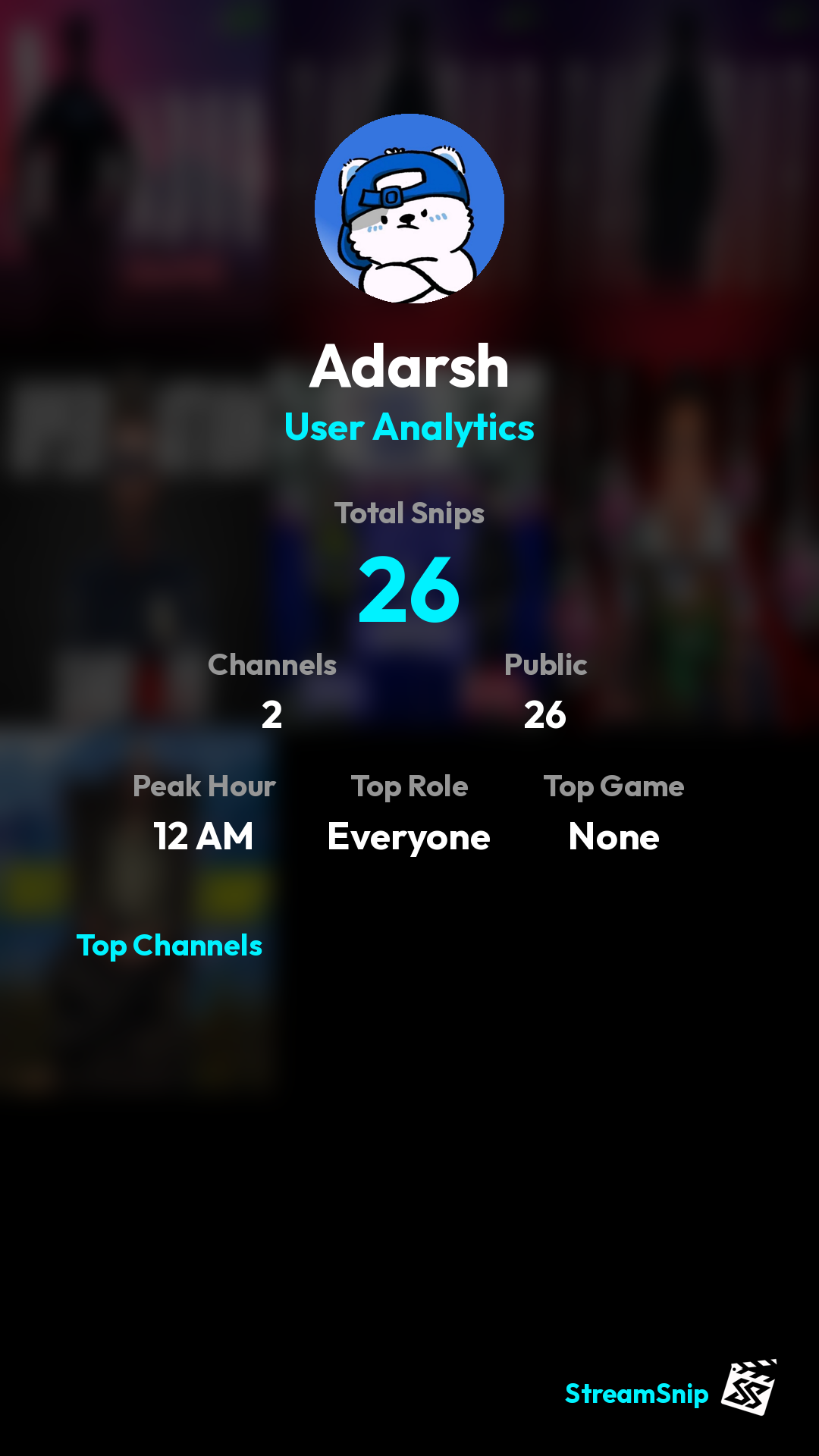 Stats Share Card
