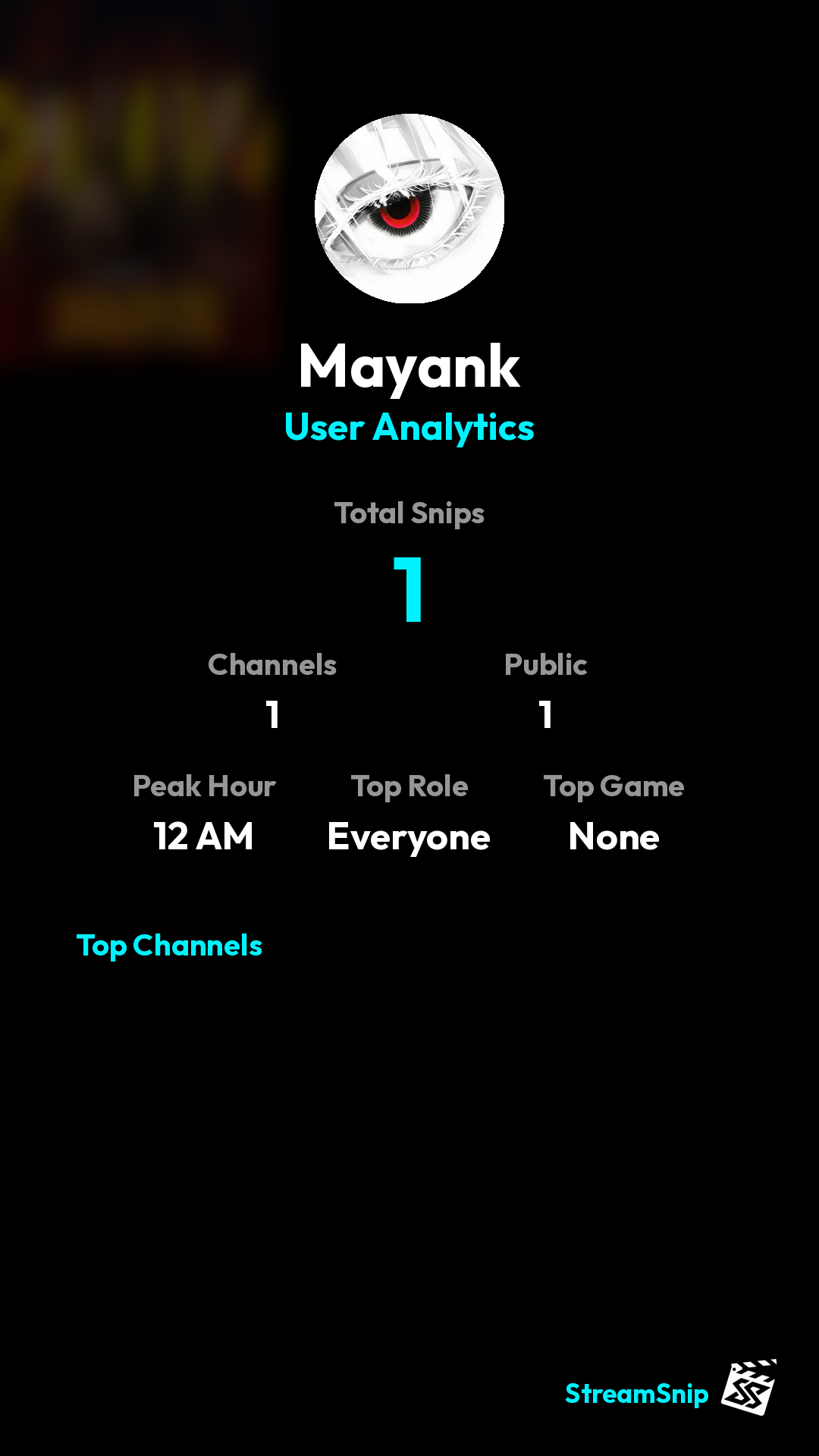 Stats Share Card