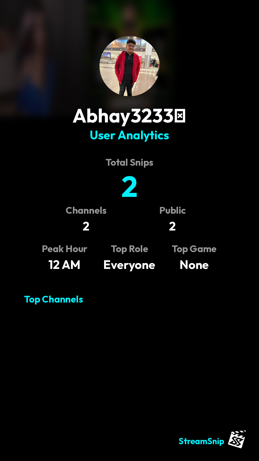 Stats Share Card