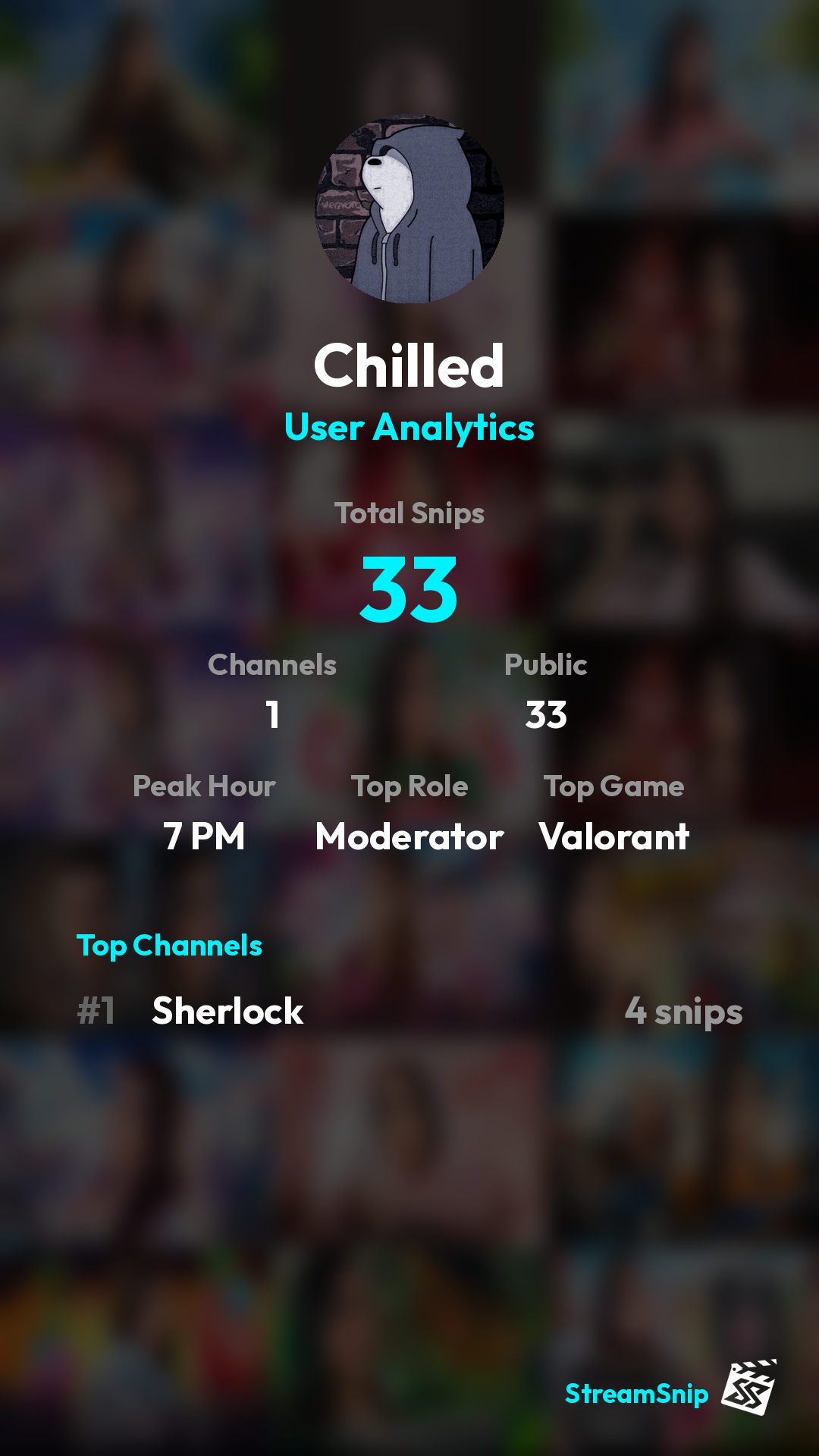 Stats Share Card