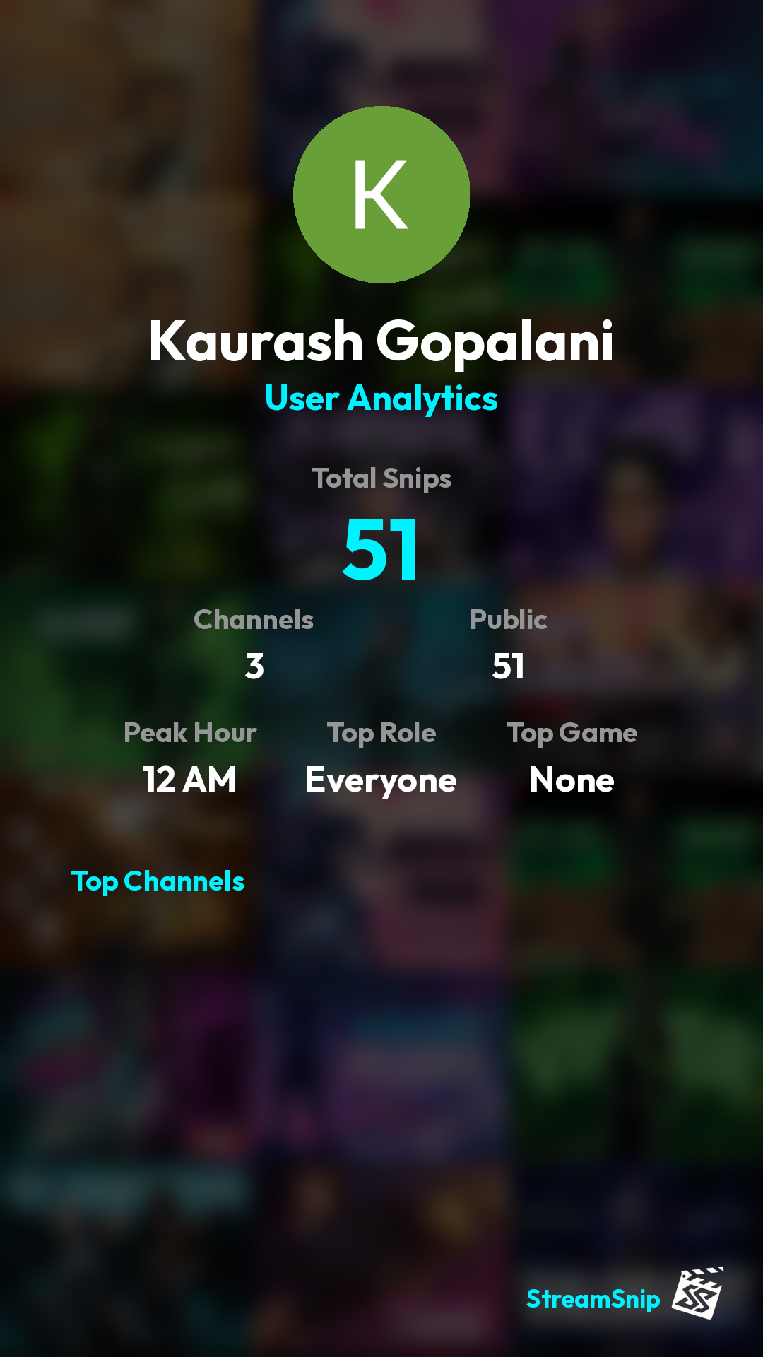 Stats Share Card