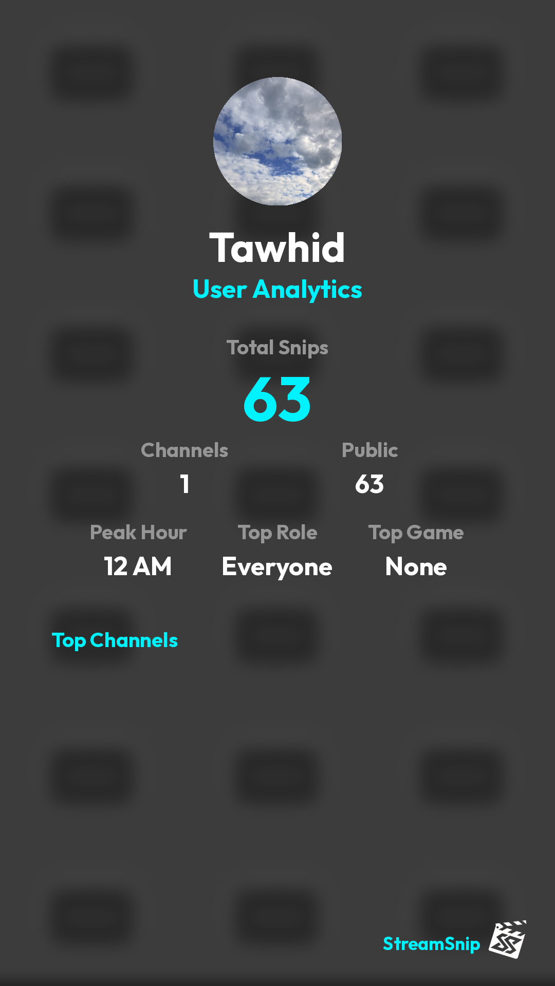 Stats Share Card