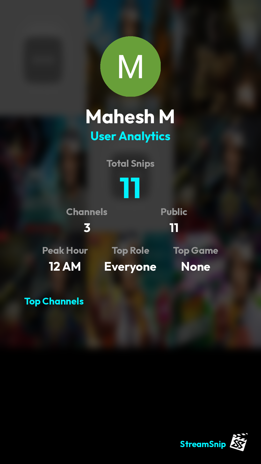 Stats Share Card