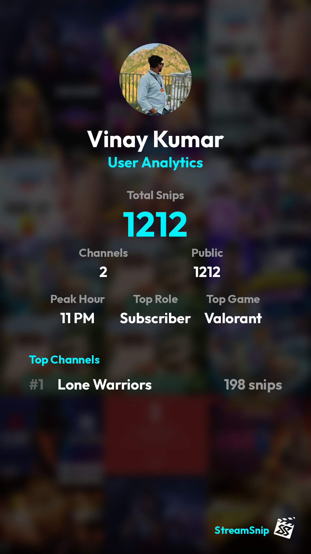 Stats Share Card
