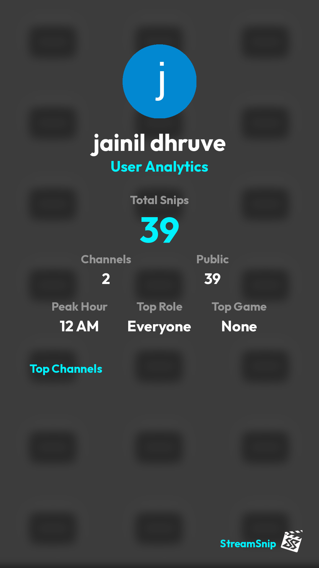 Stats Share Card