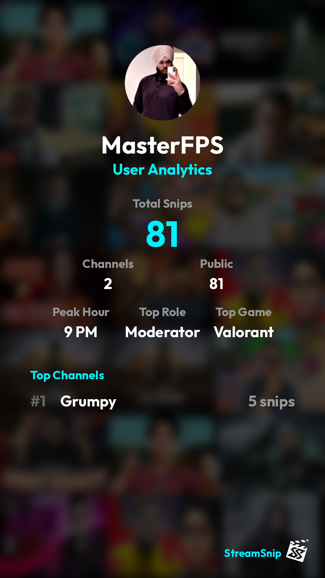 Stats Share Card
