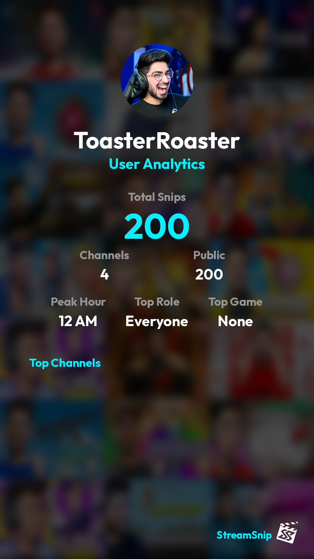 Stats Share Card