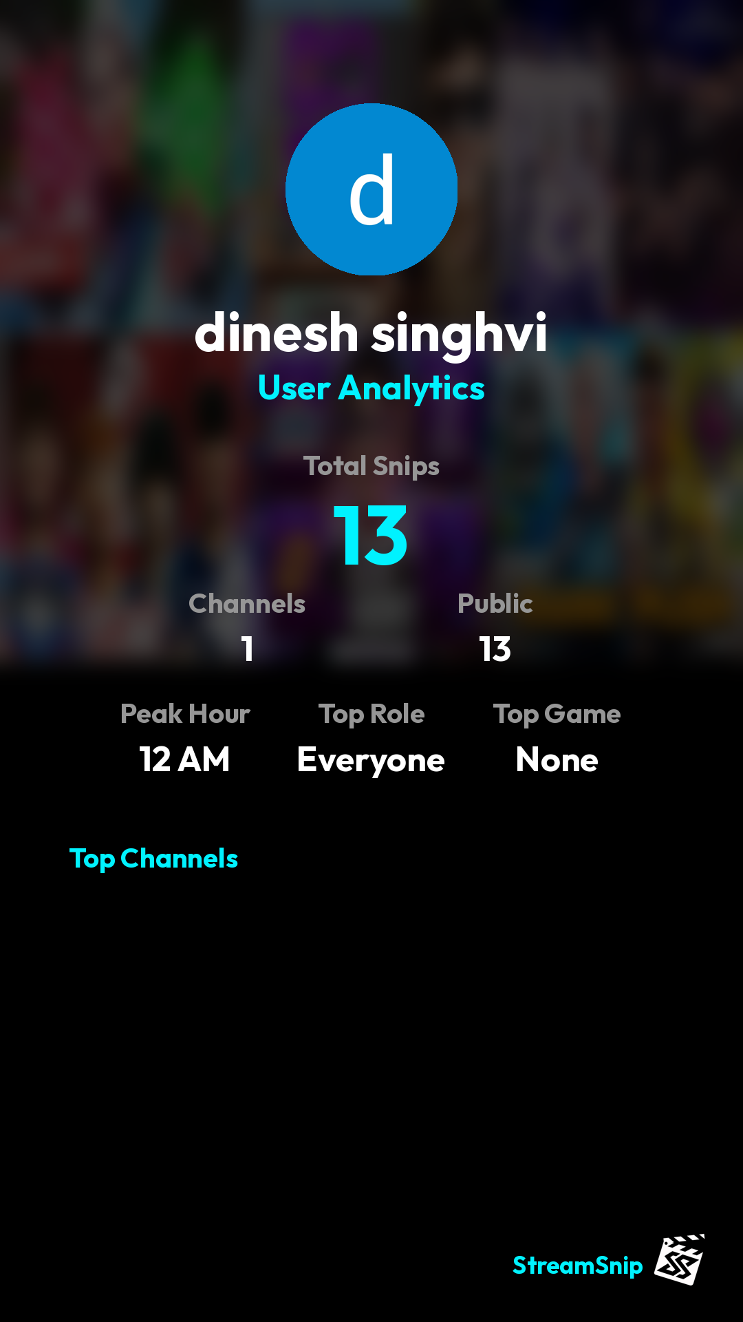 Stats Share Card