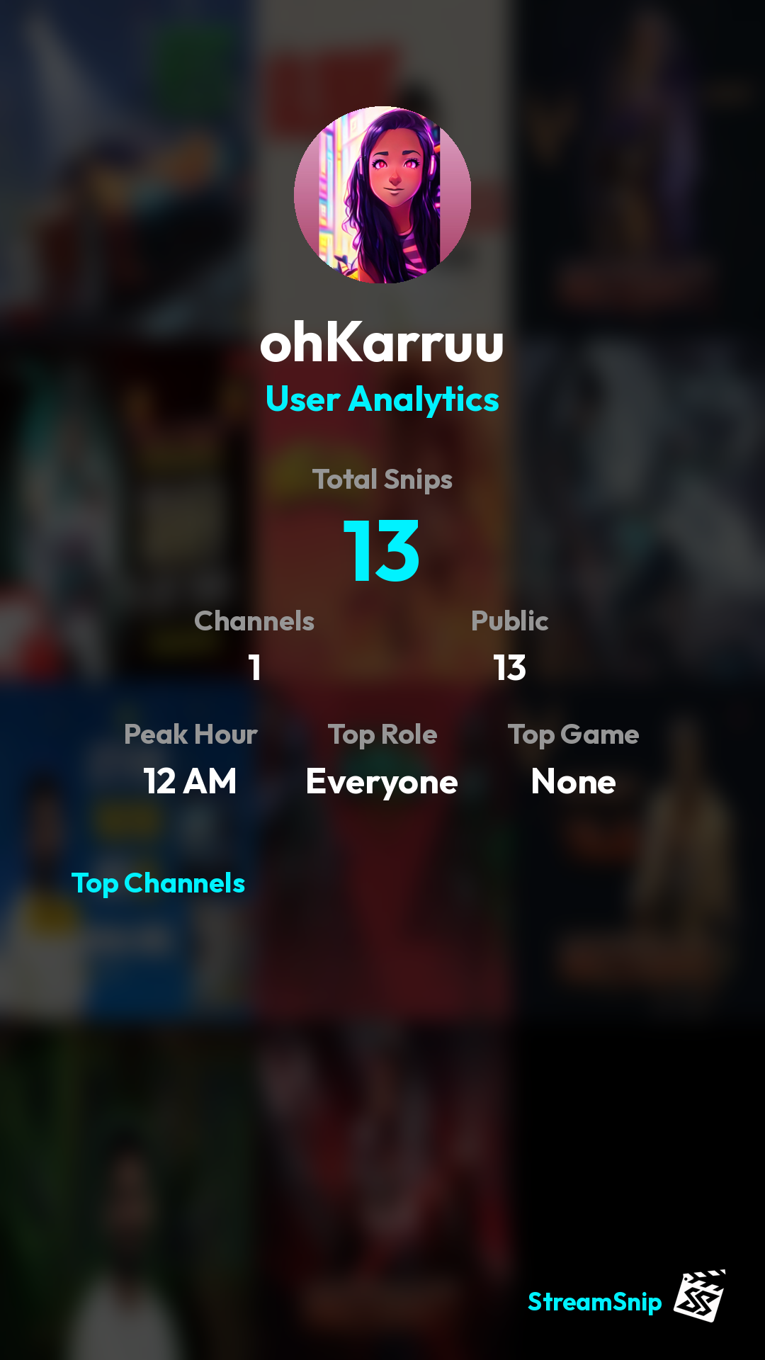 Stats Share Card