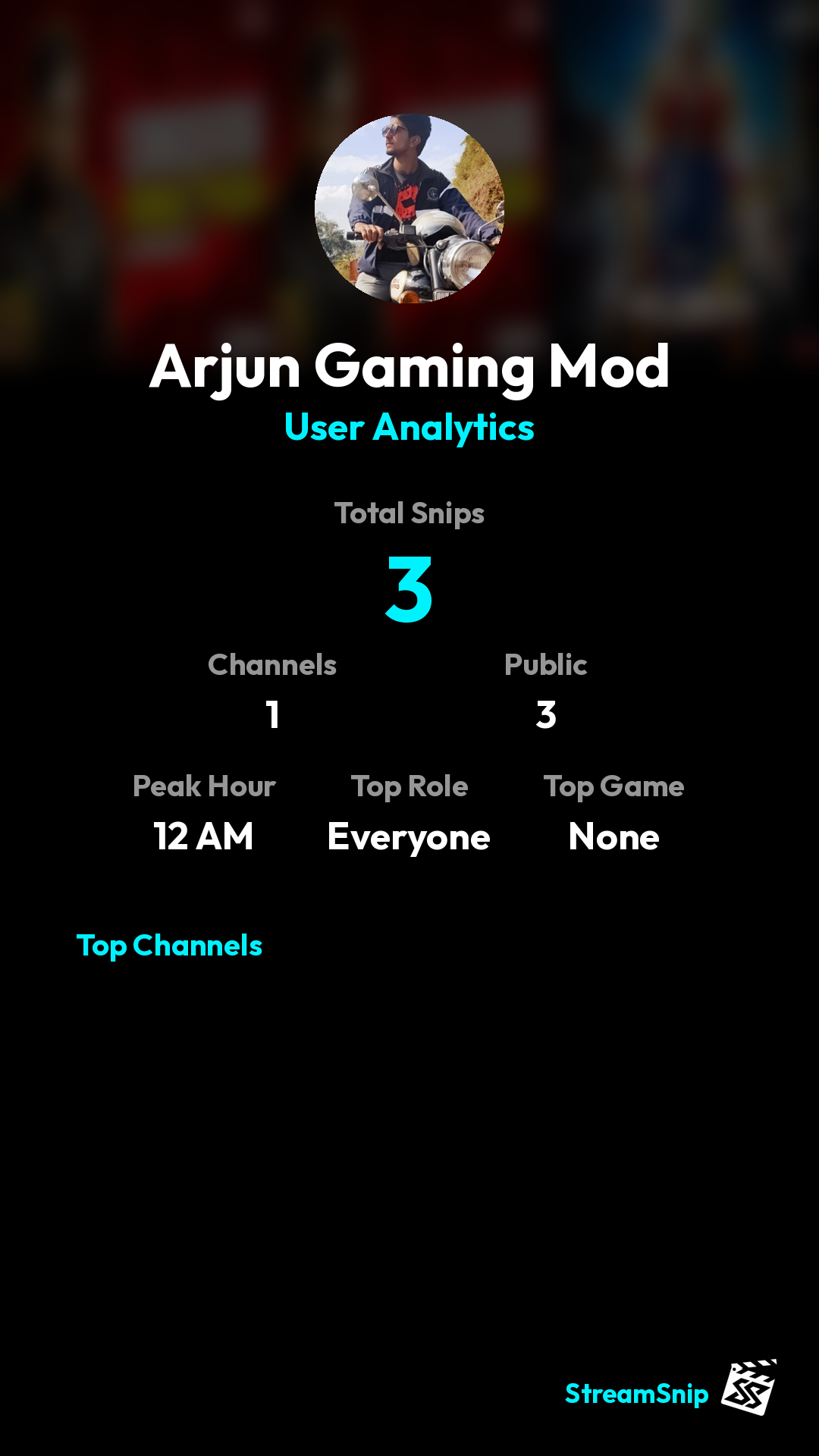 Stats Share Card
