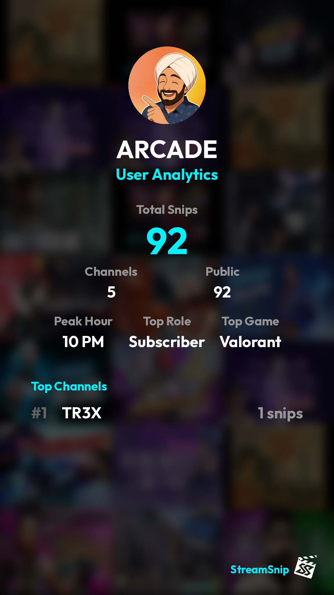 Stats Share Card