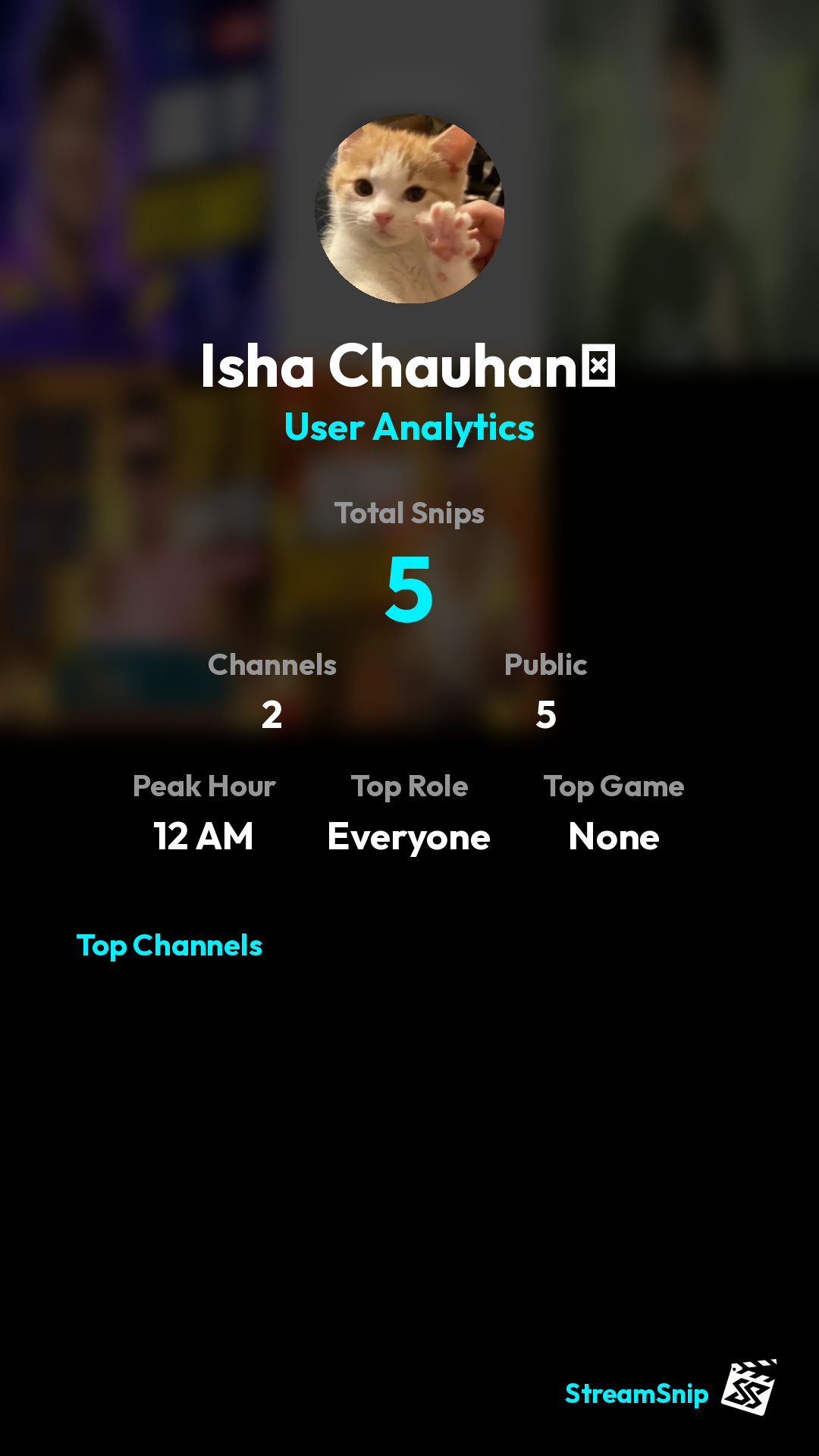 Stats Share Card