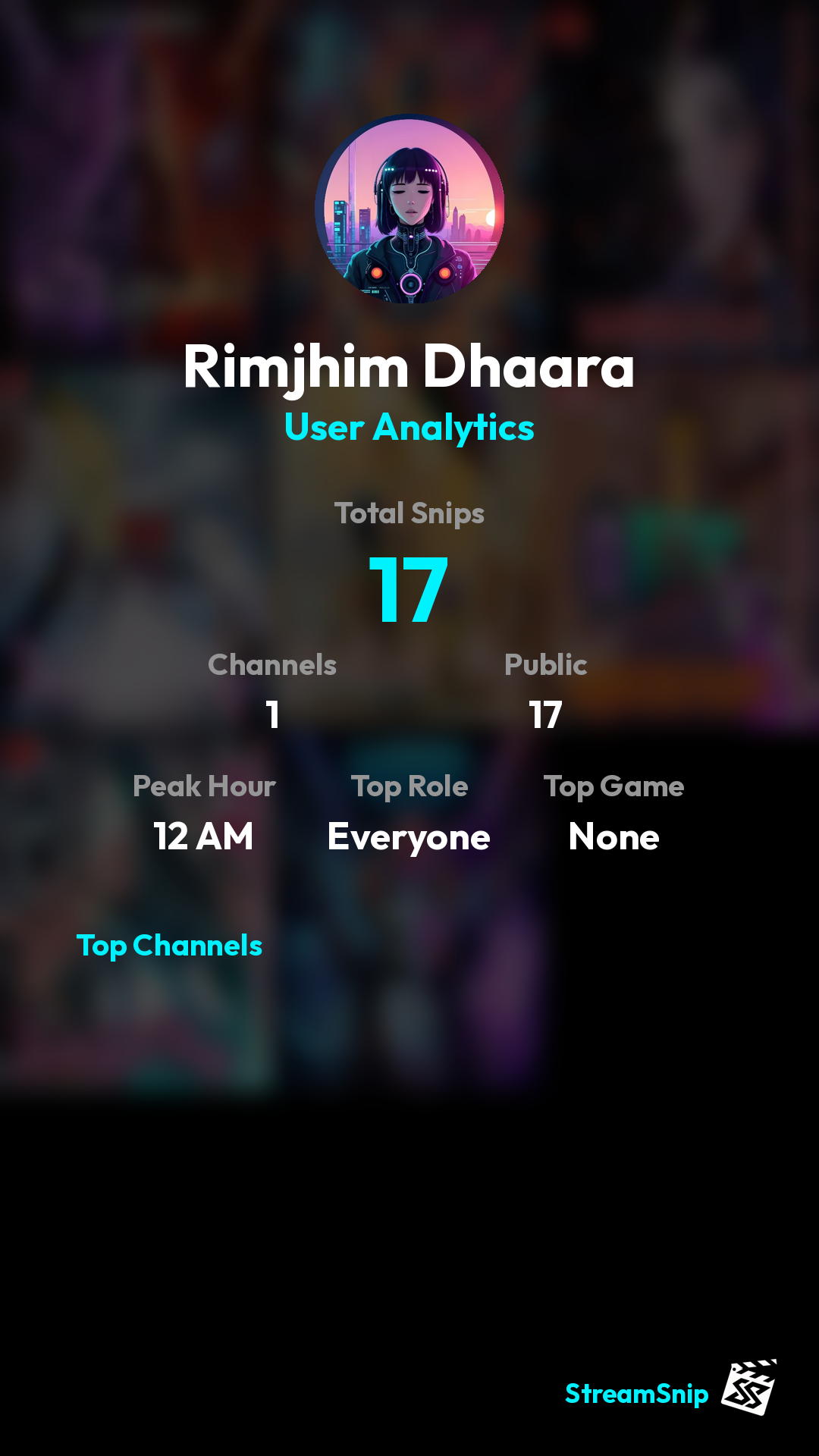 Stats Share Card