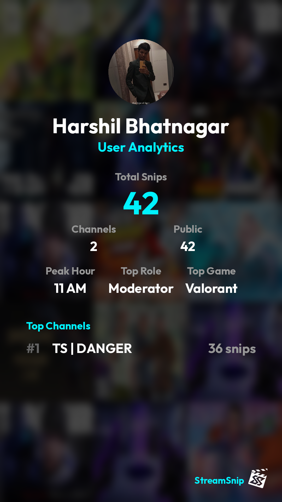 Stats Share Card