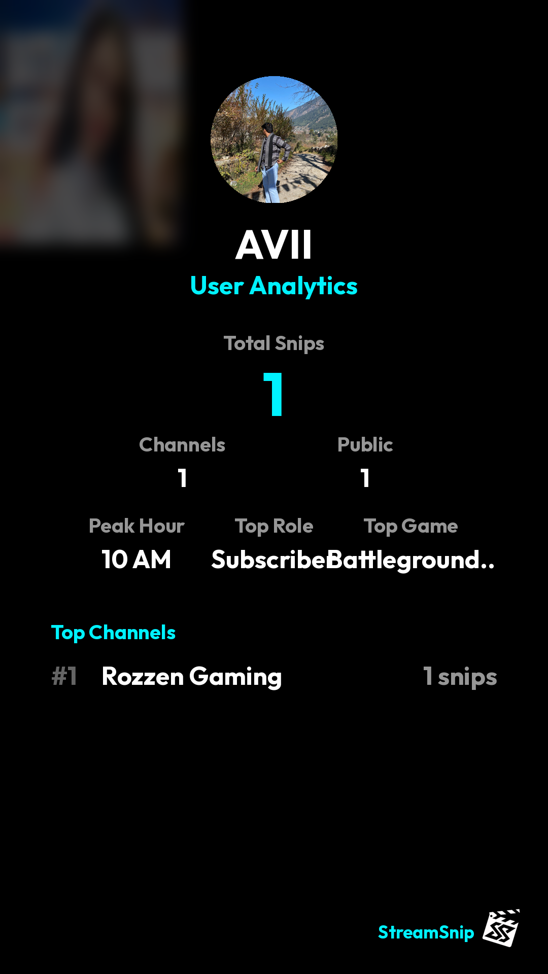 Stats Share Card
