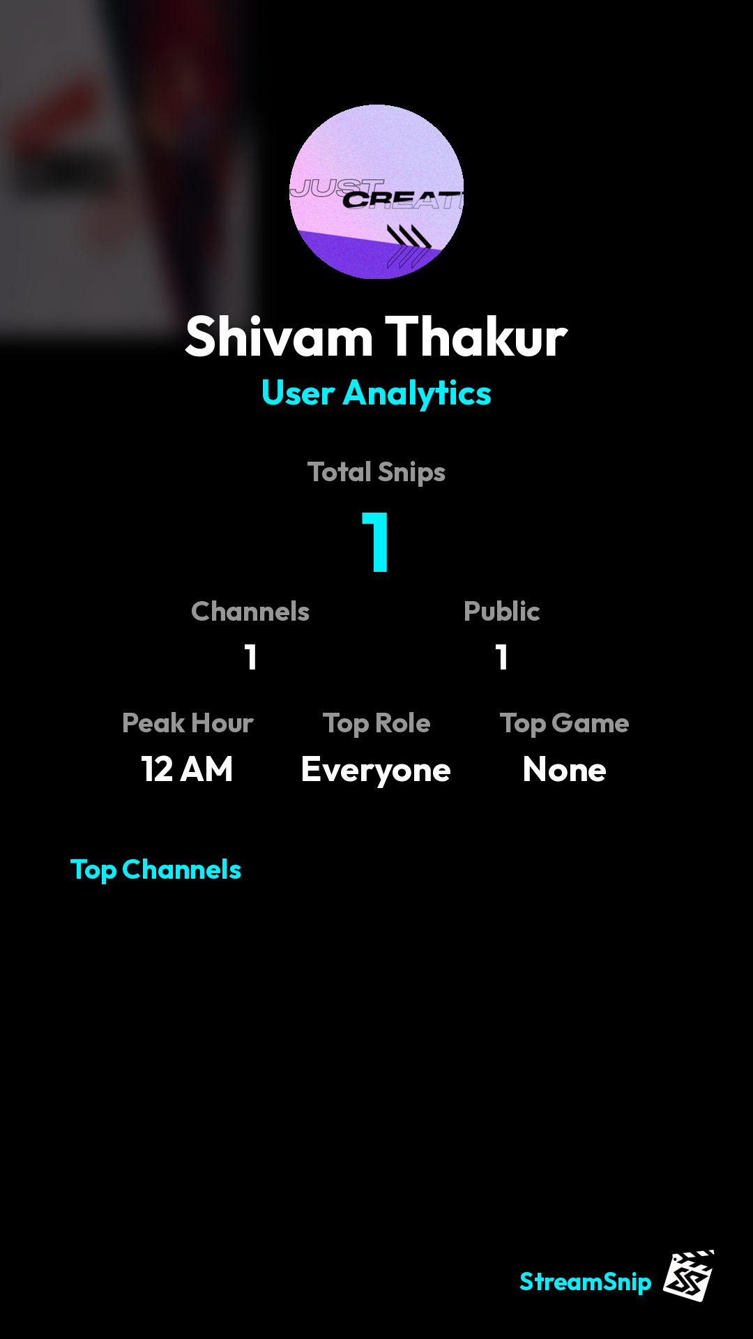 Stats Share Card