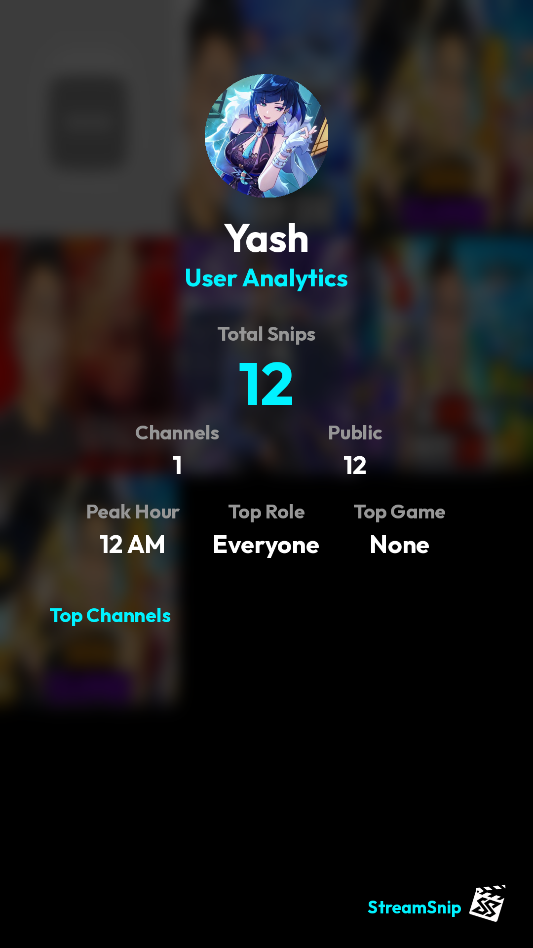 Stats Share Card