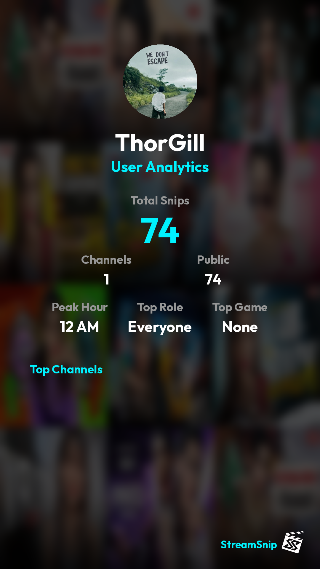 Stats Share Card