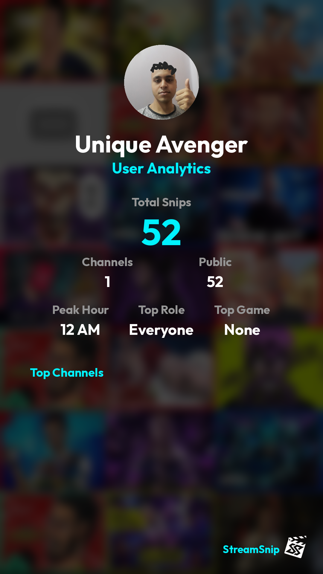 Stats Share Card