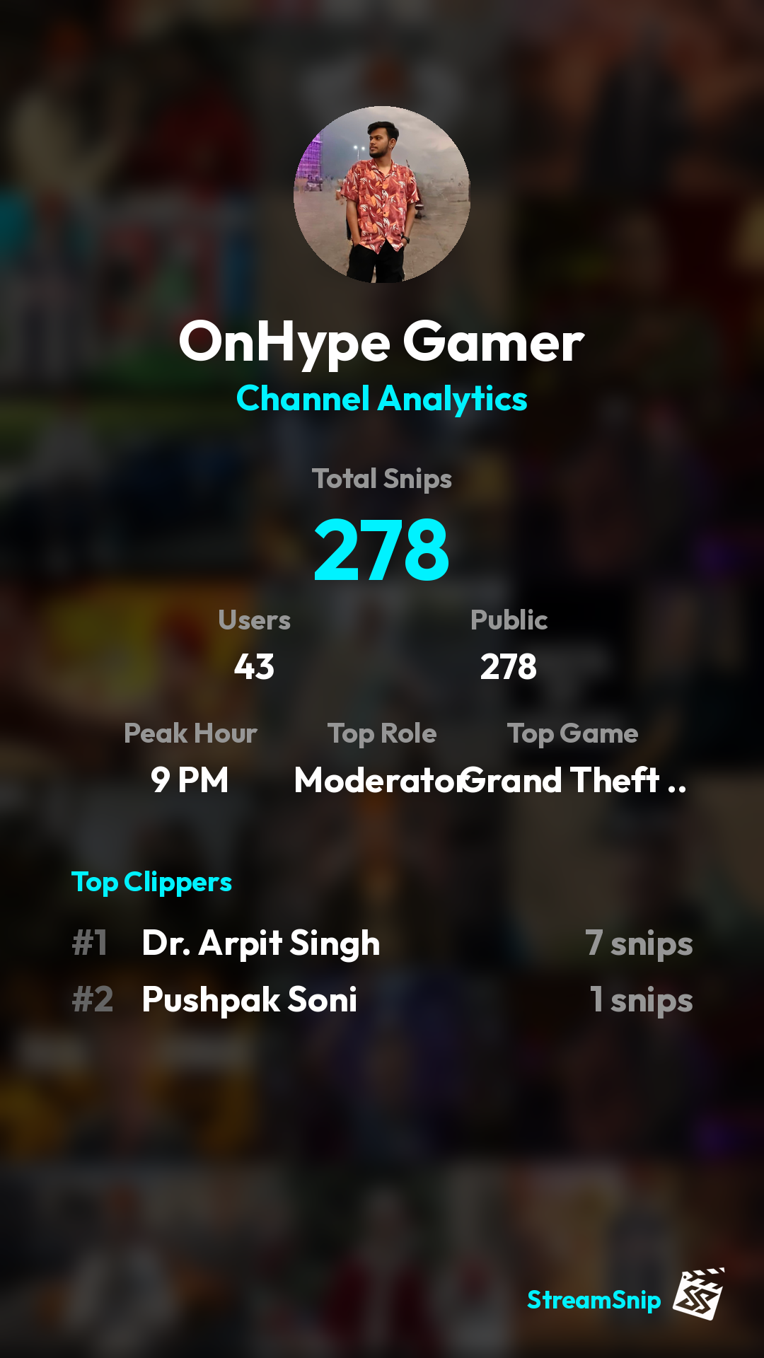 Stats Share Card
