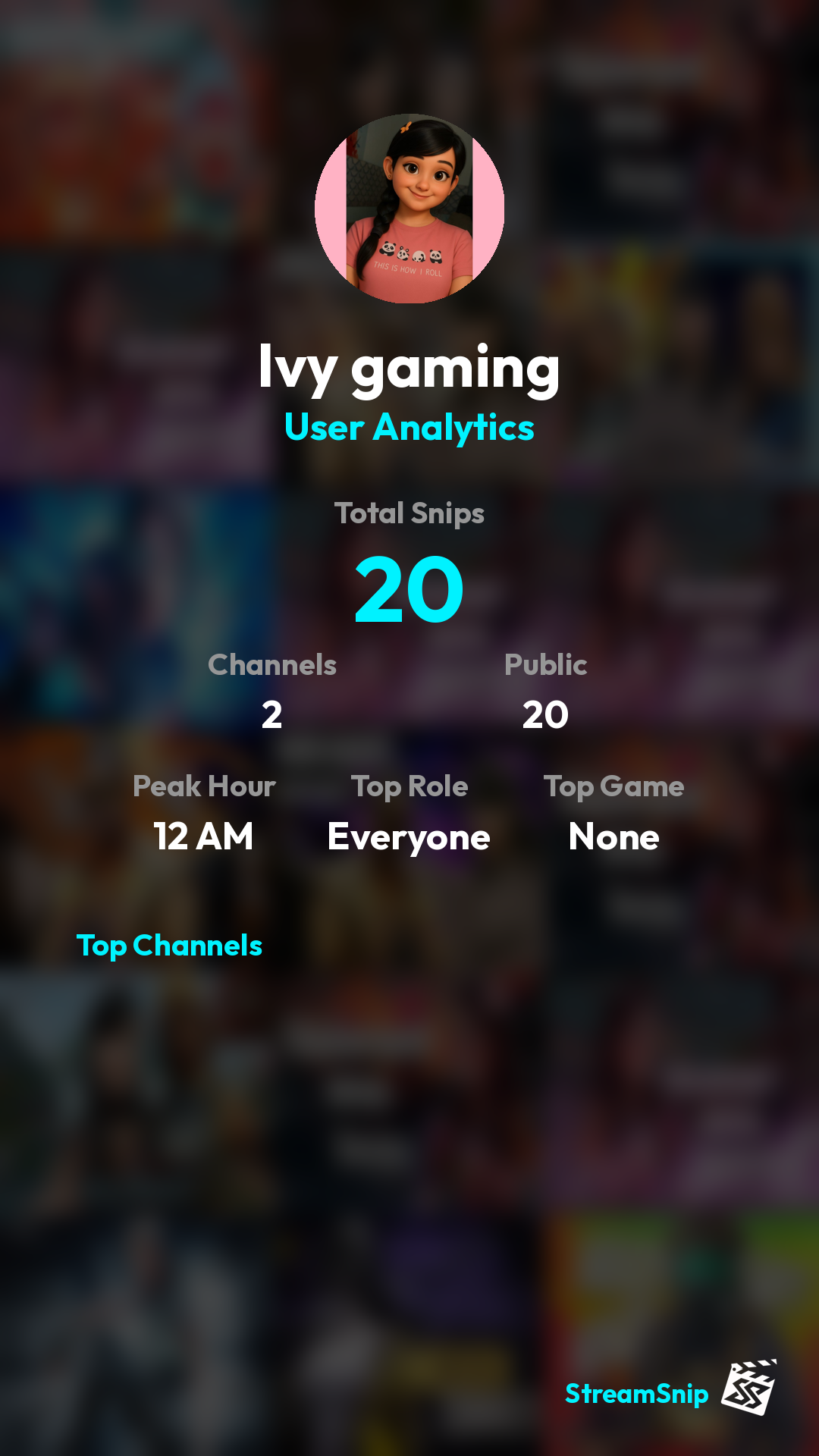 Stats Share Card