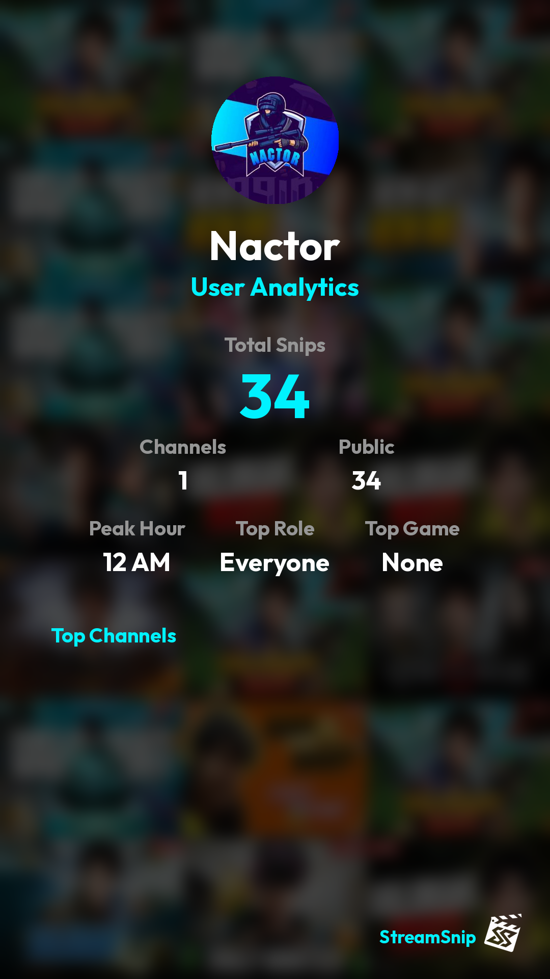 Stats Share Card