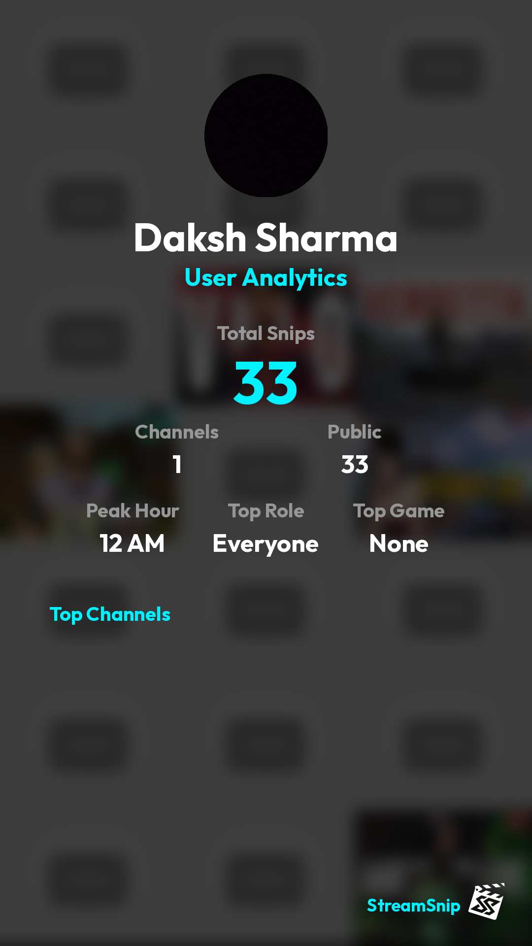 Stats Share Card