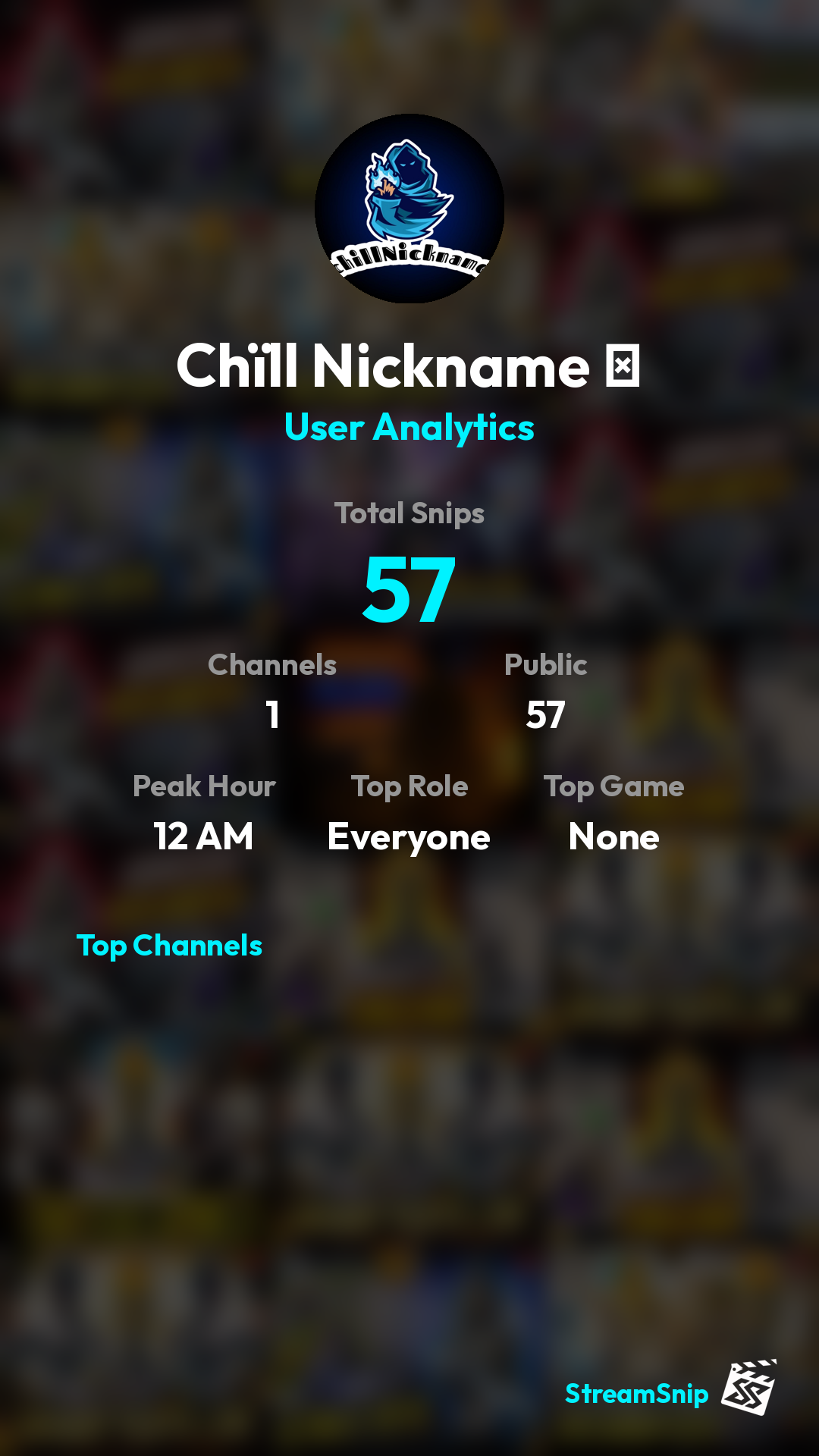 Stats Share Card