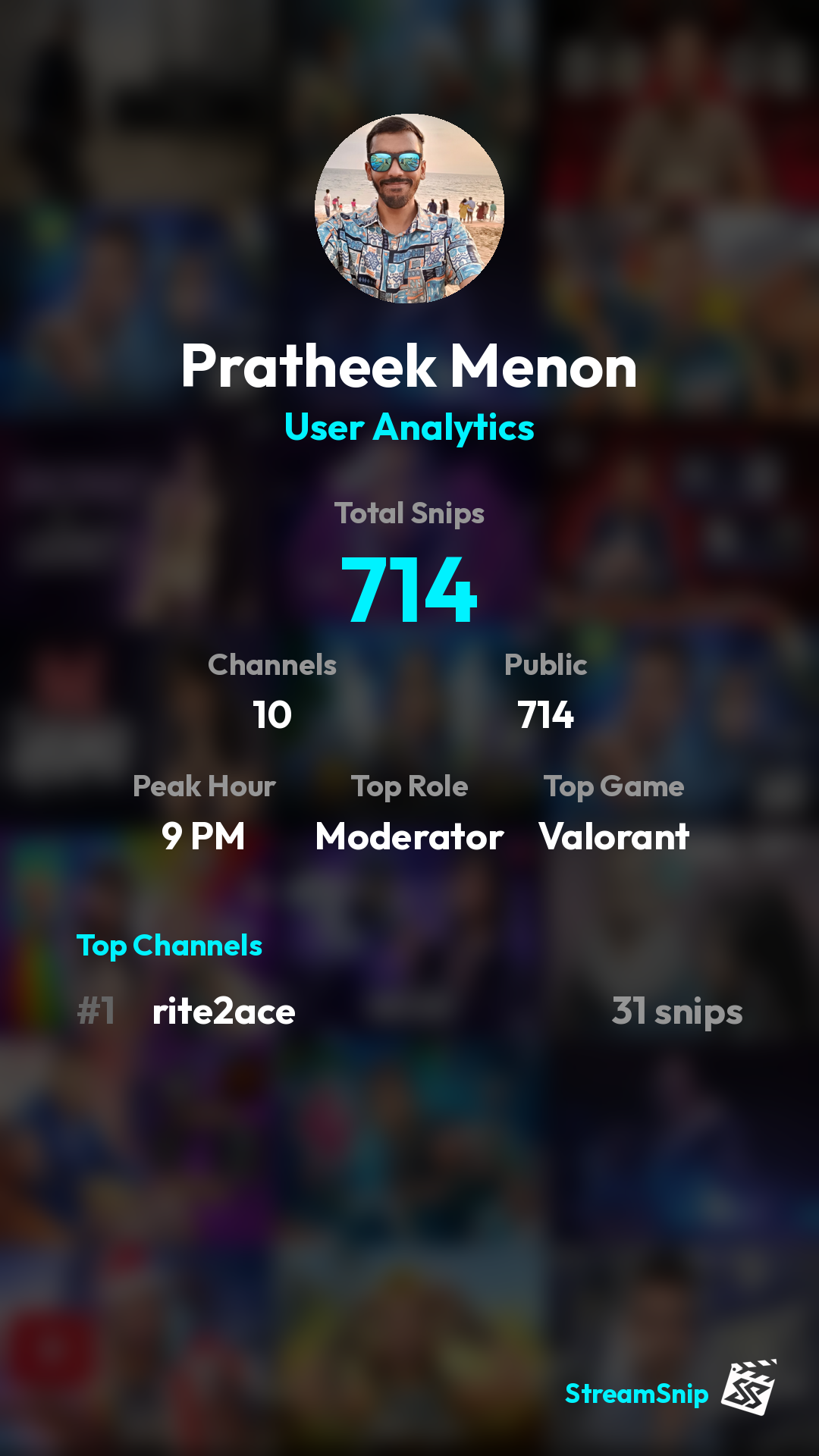 Stats Share Card