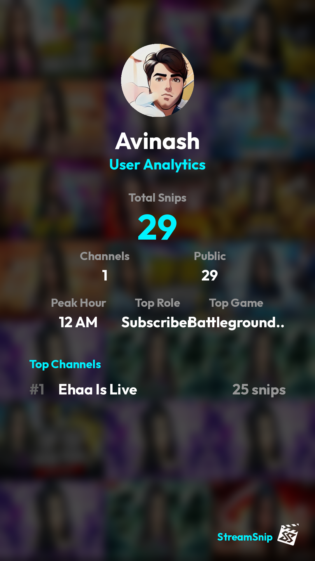 Stats Share Card