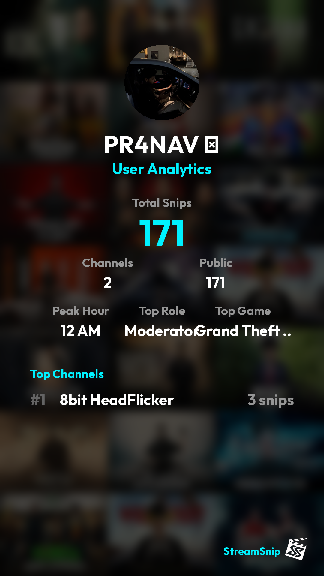 Stats Share Card