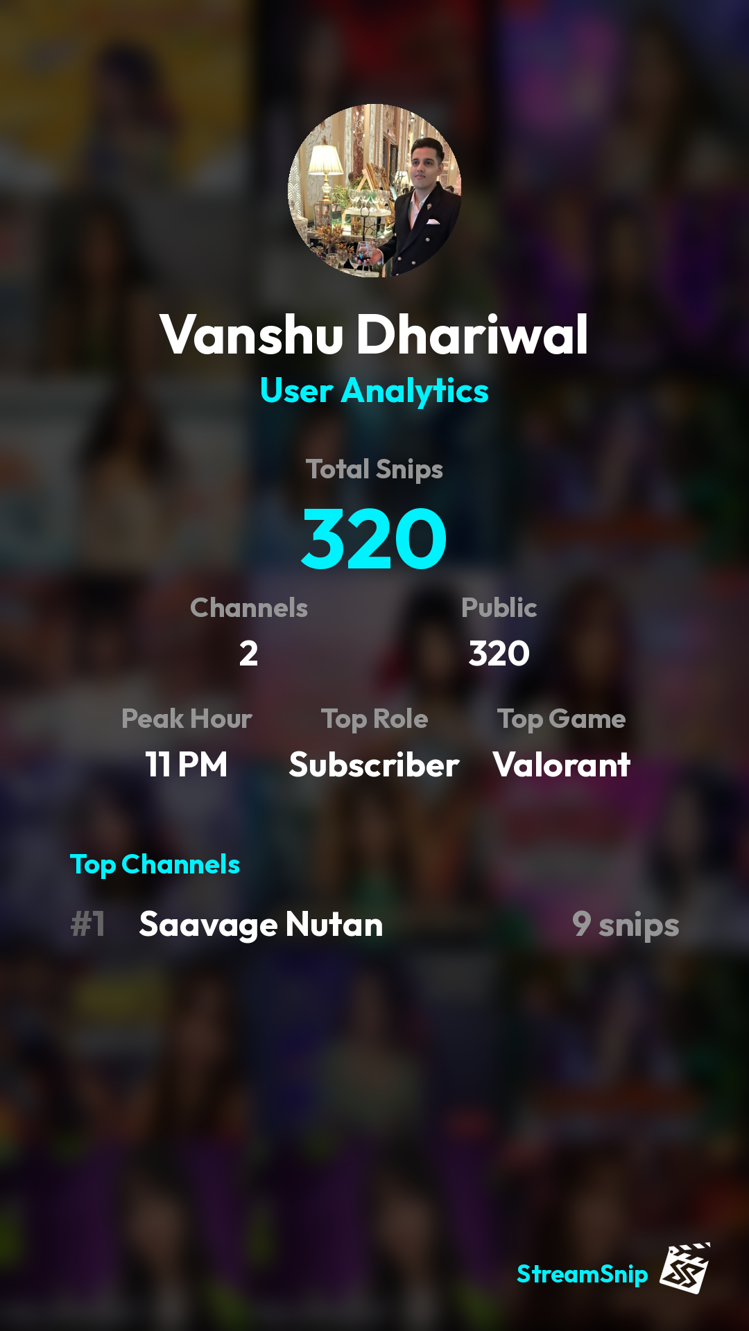 Stats Share Card
