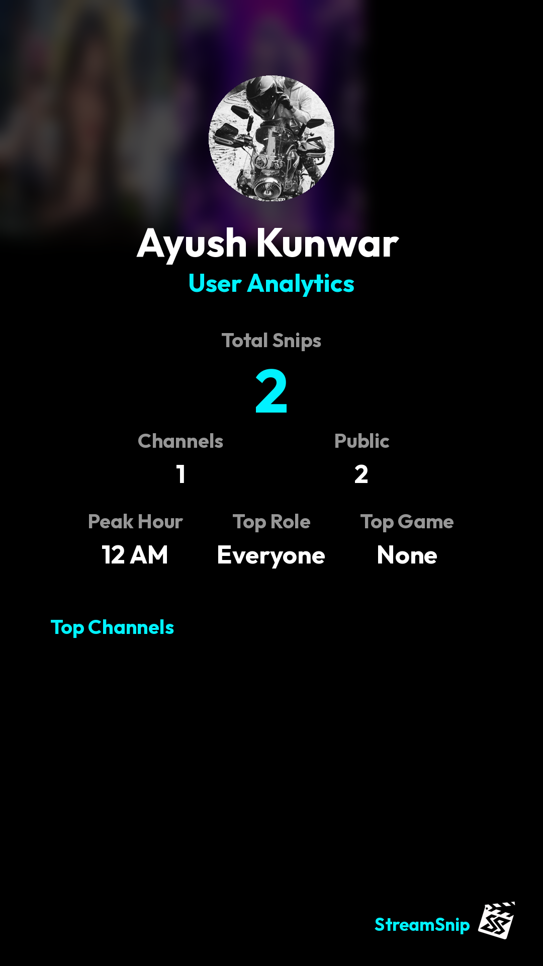 Stats Share Card