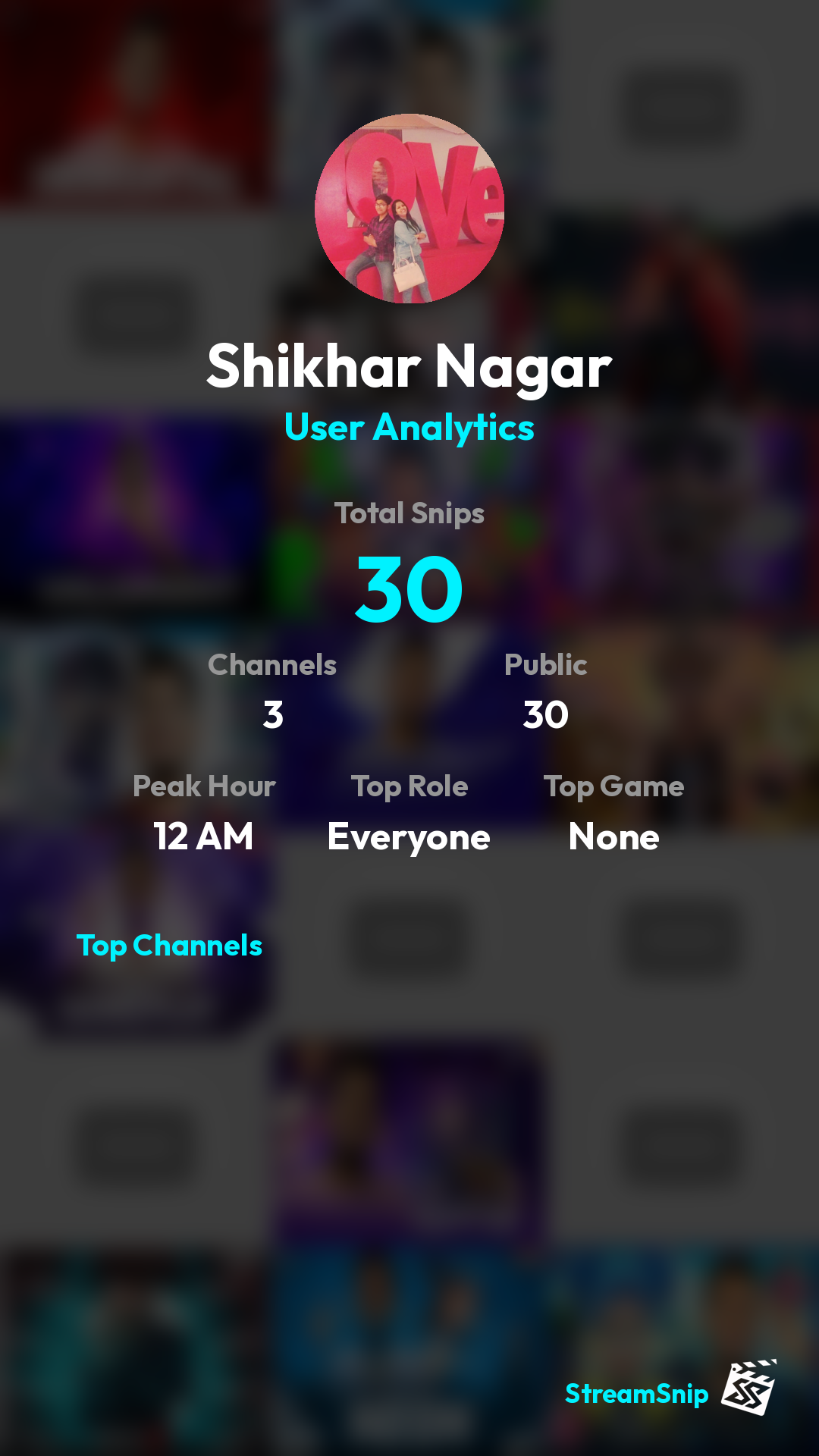 Stats Share Card