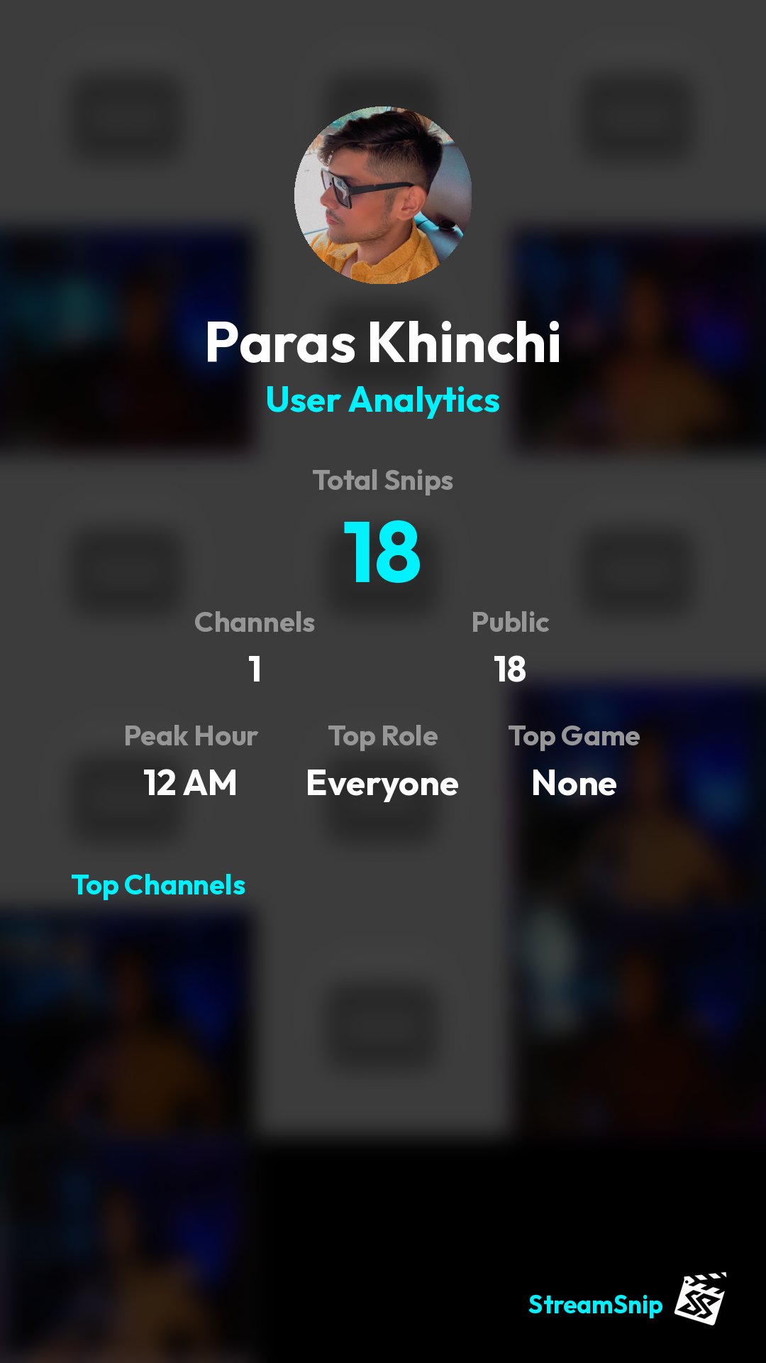 Stats Share Card