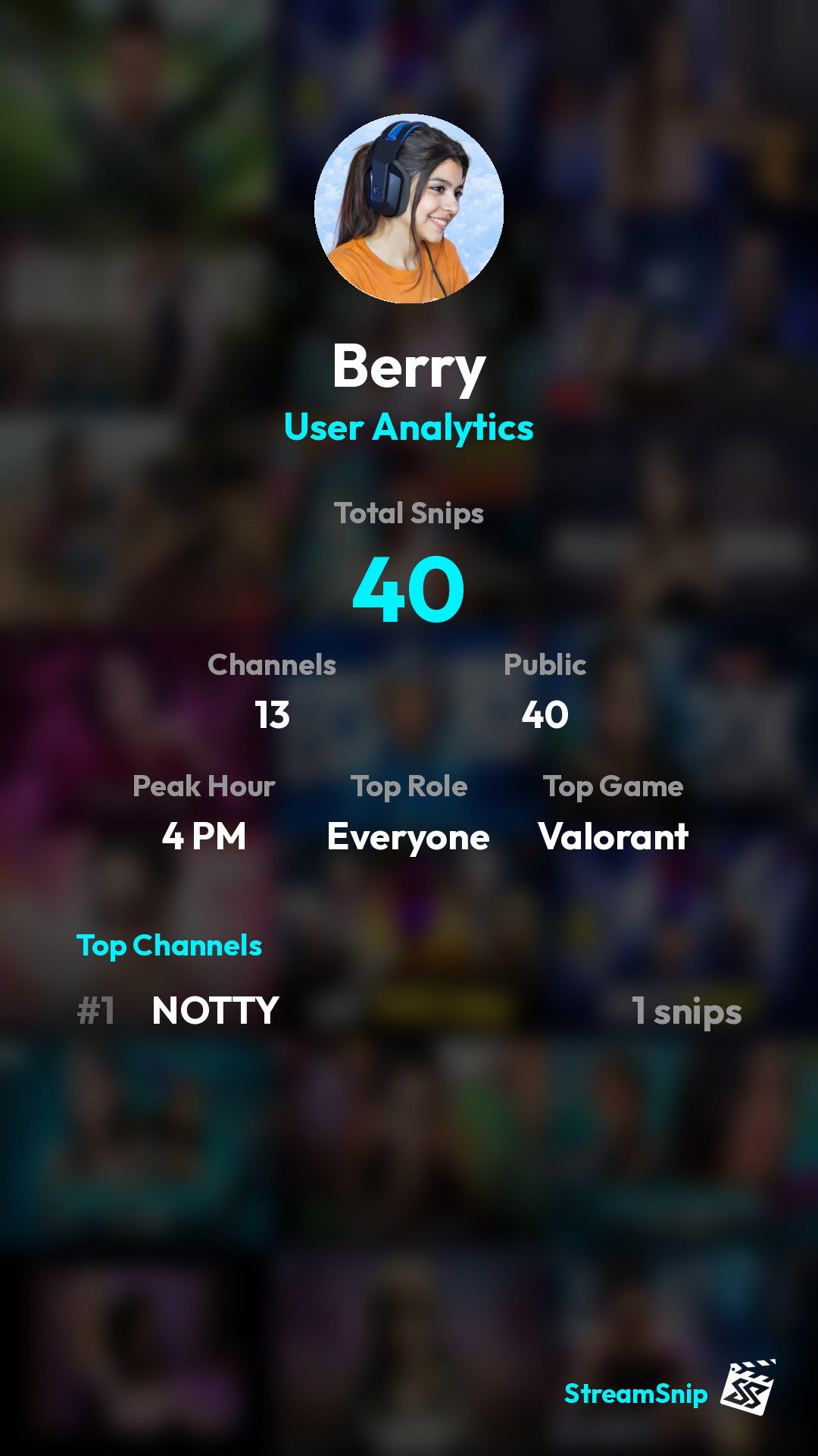 Stats Share Card