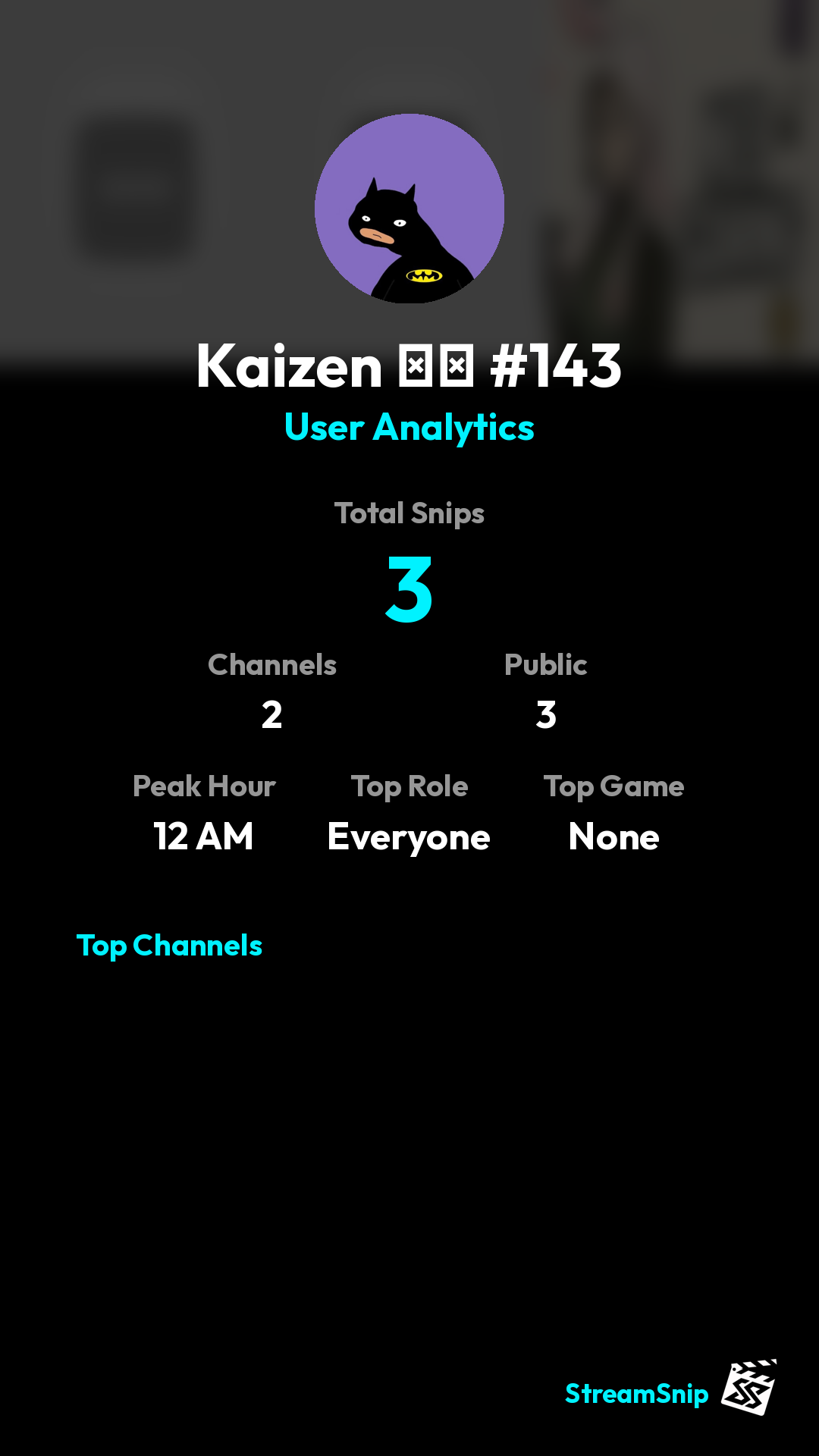 Stats Share Card