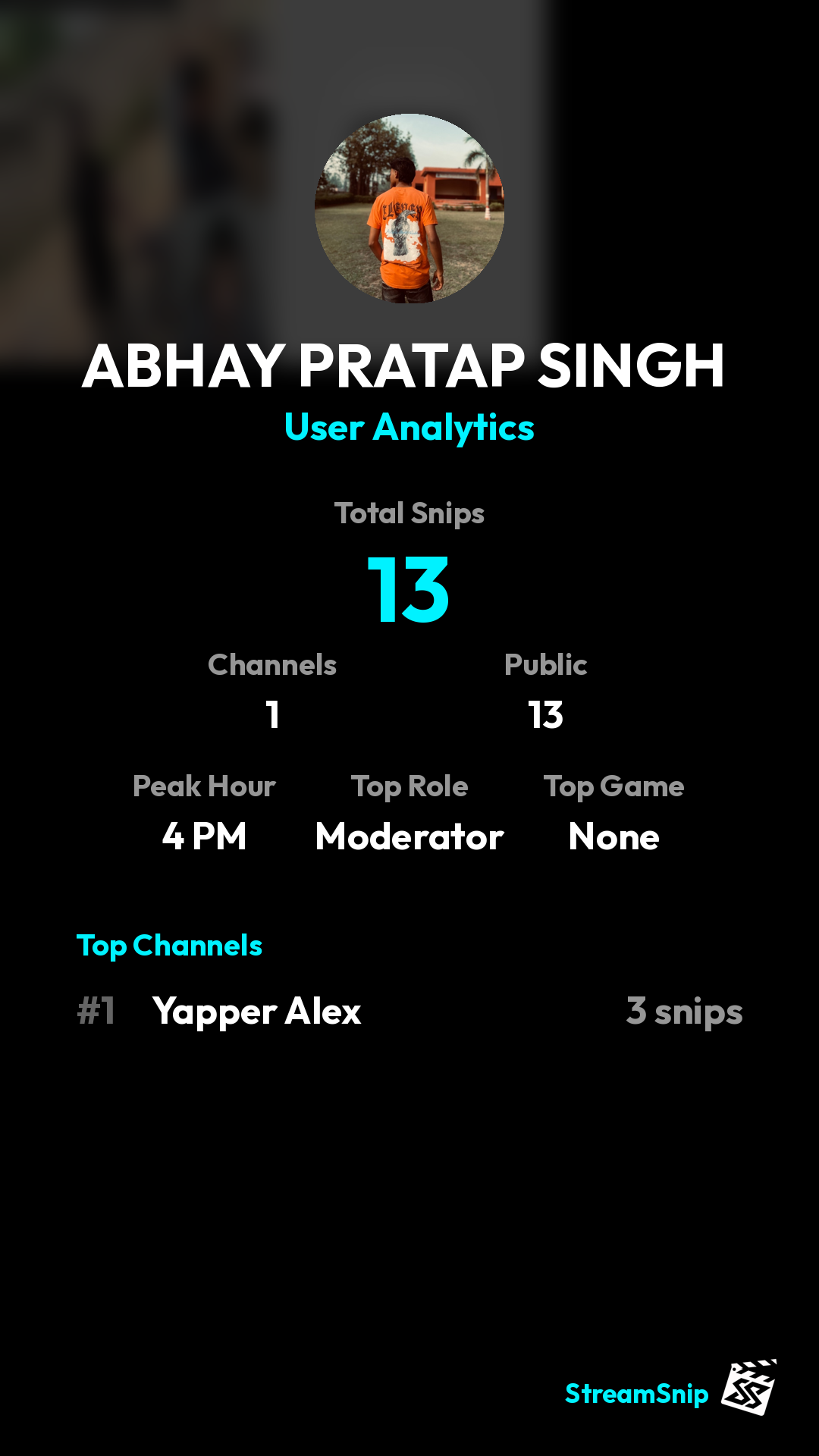 Stats Share Card
