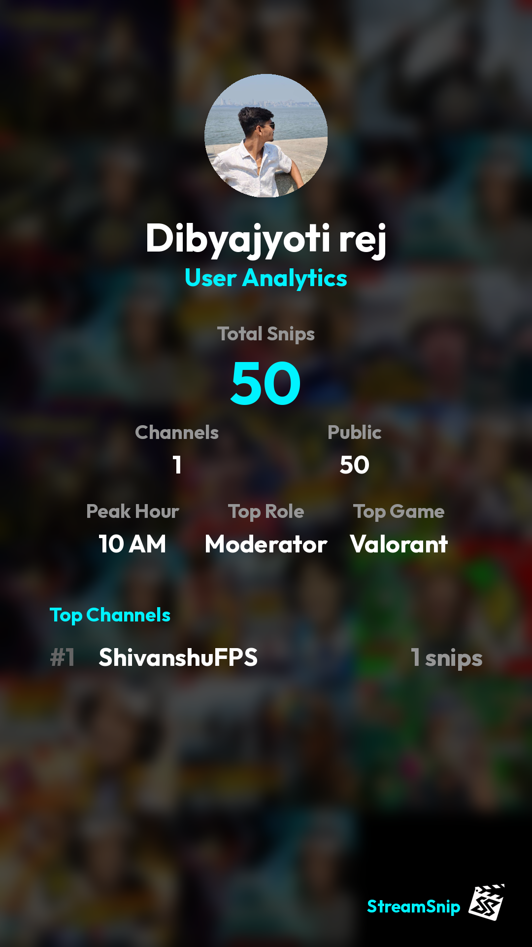 Stats Share Card