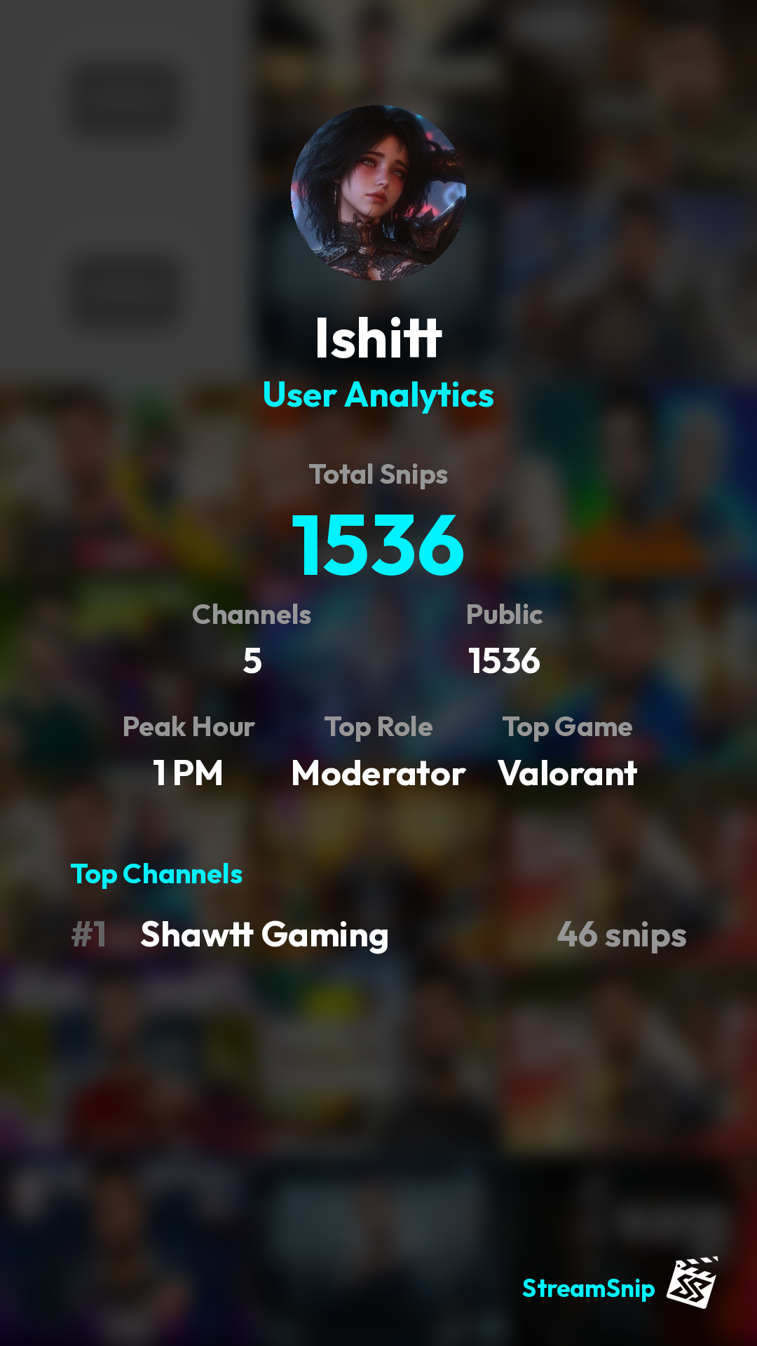 Stats Share Card