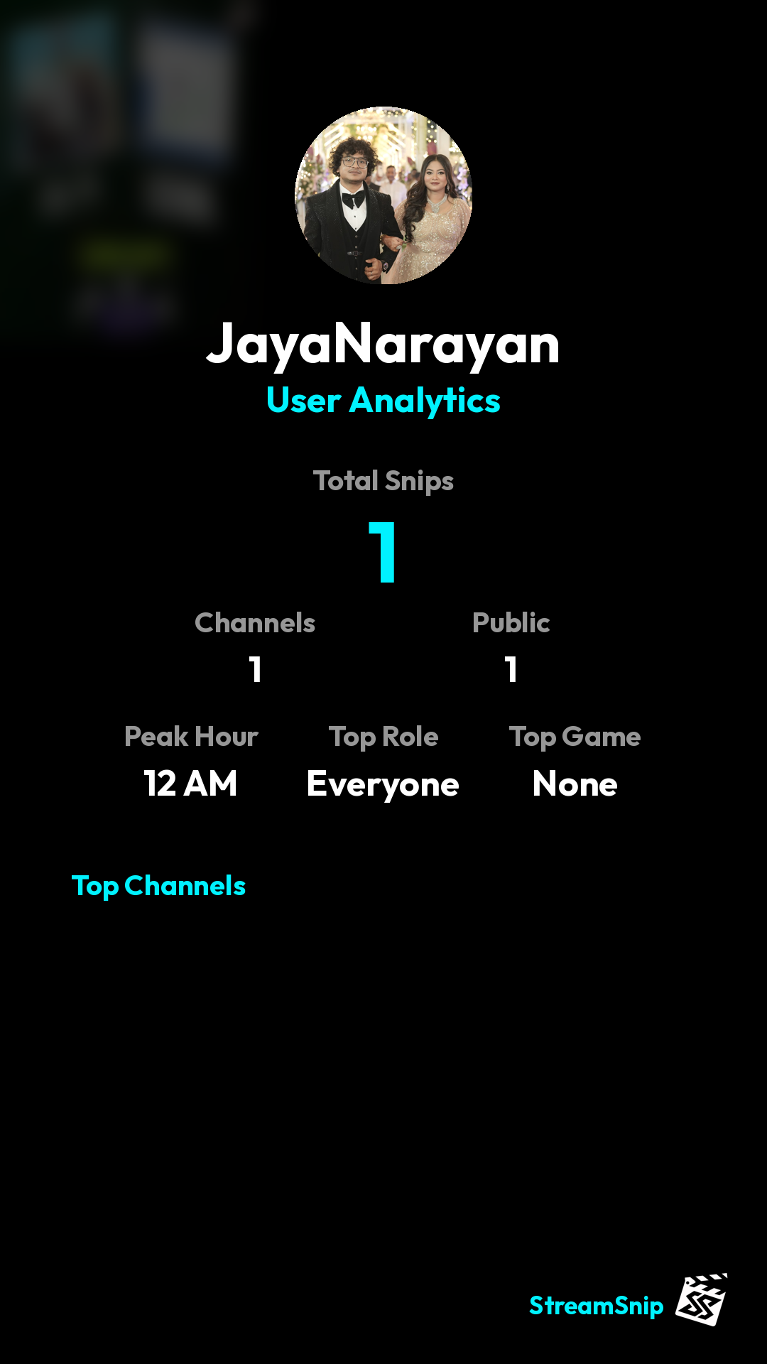 Stats Share Card