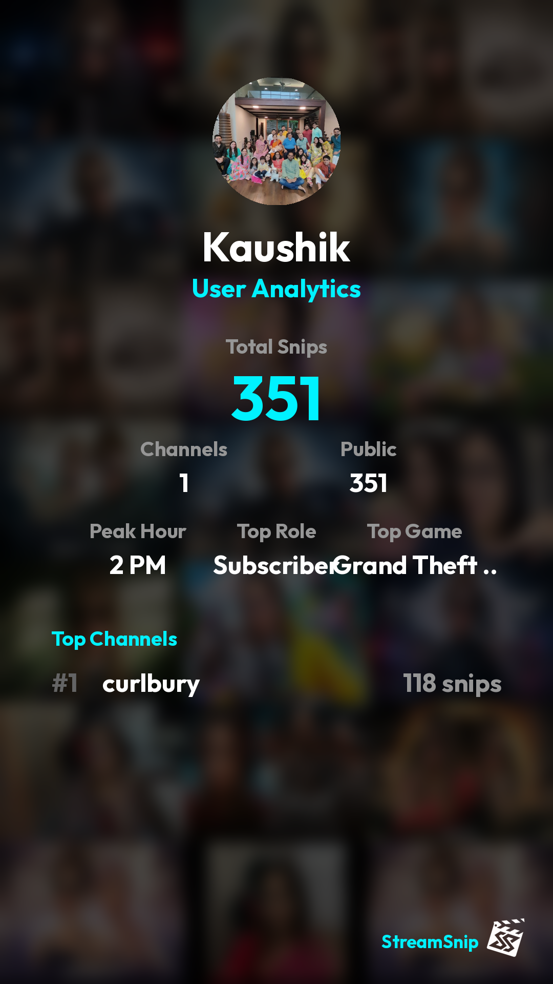 Stats Share Card