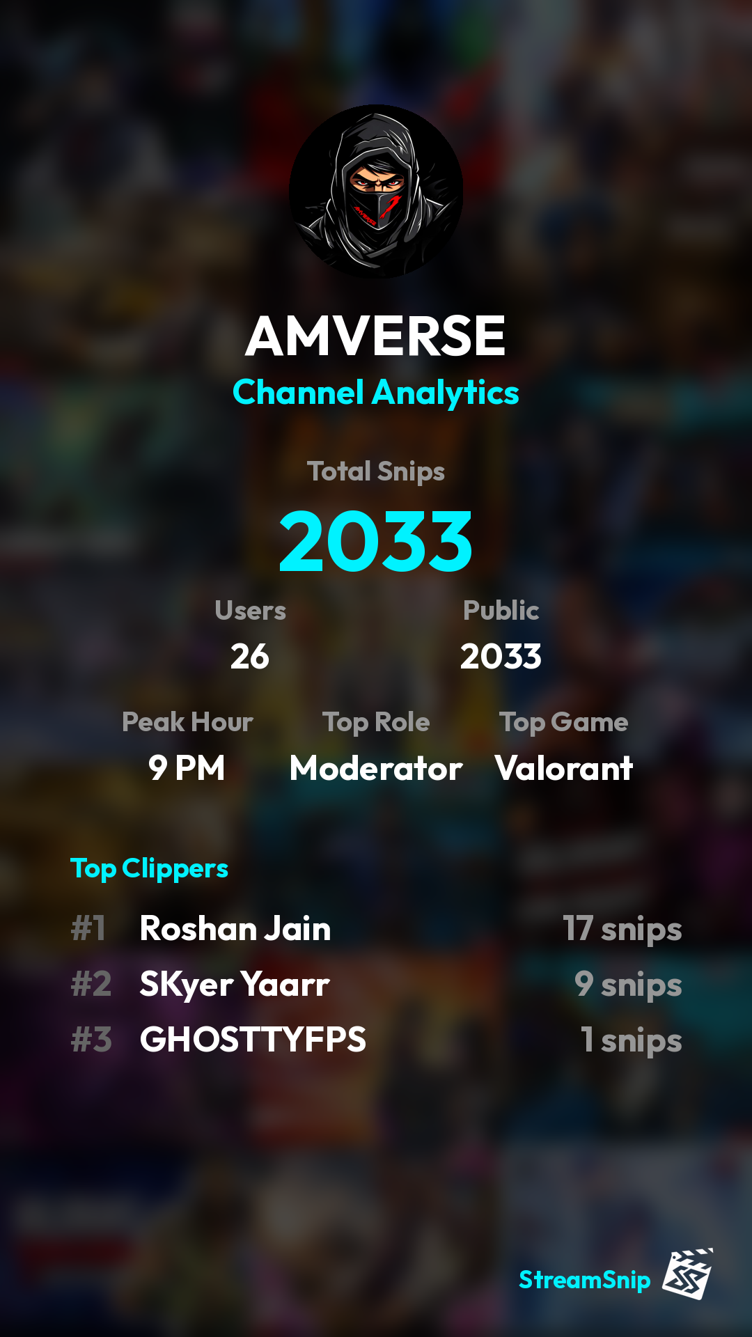 Stats Share Card