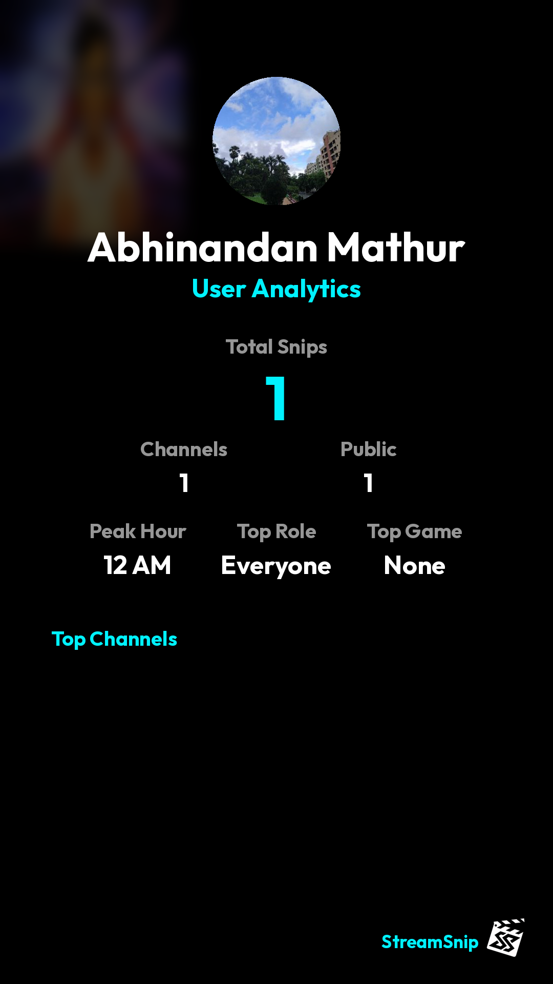 Stats Share Card