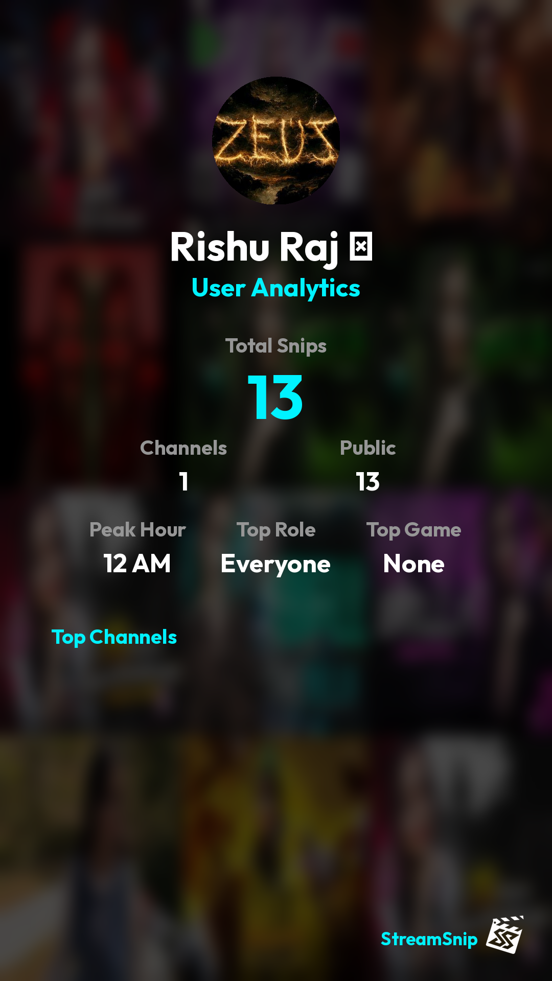 Stats Share Card