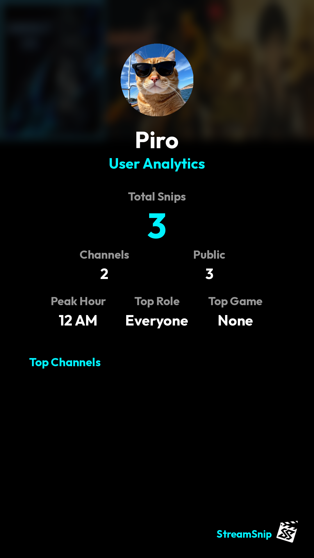 Stats Share Card