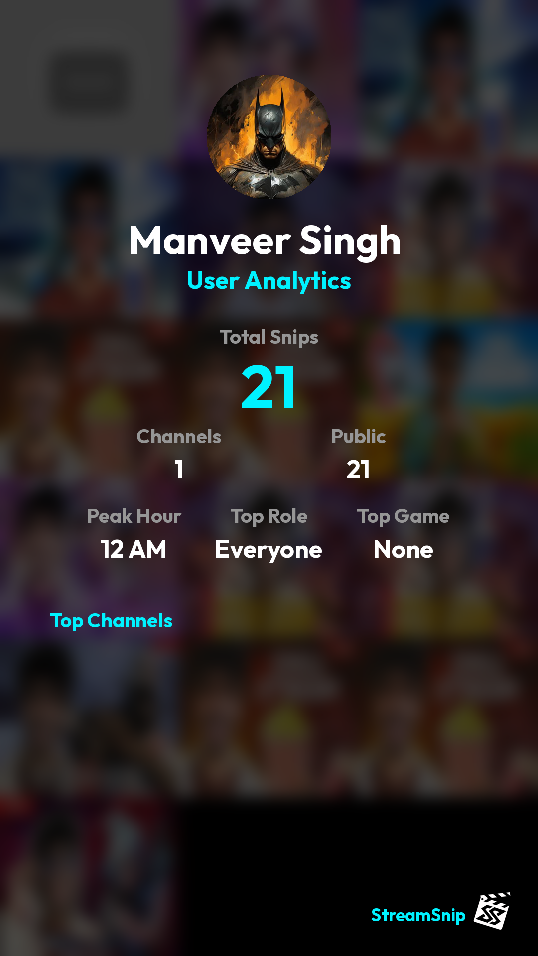 Stats Share Card