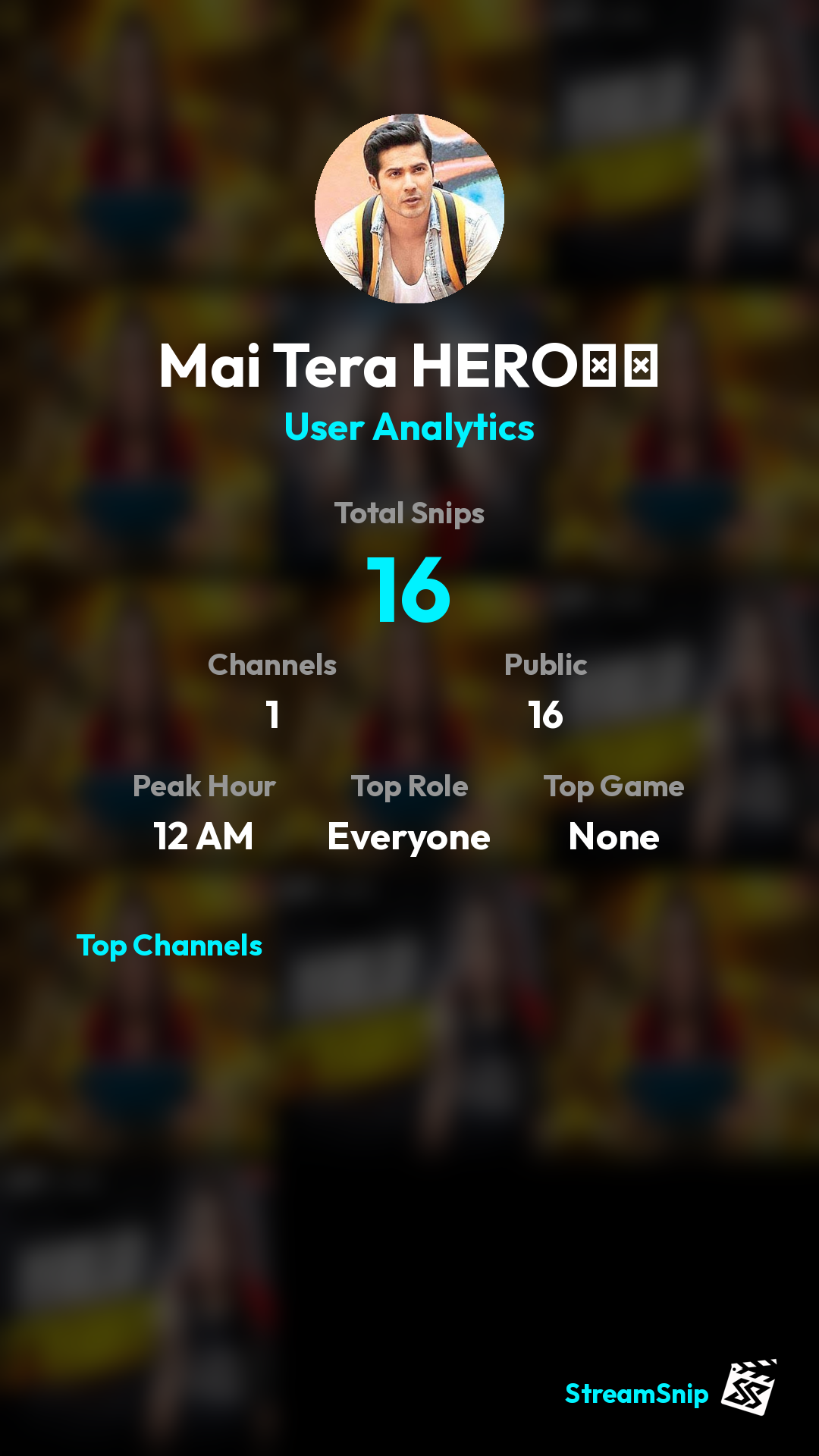 Stats Share Card