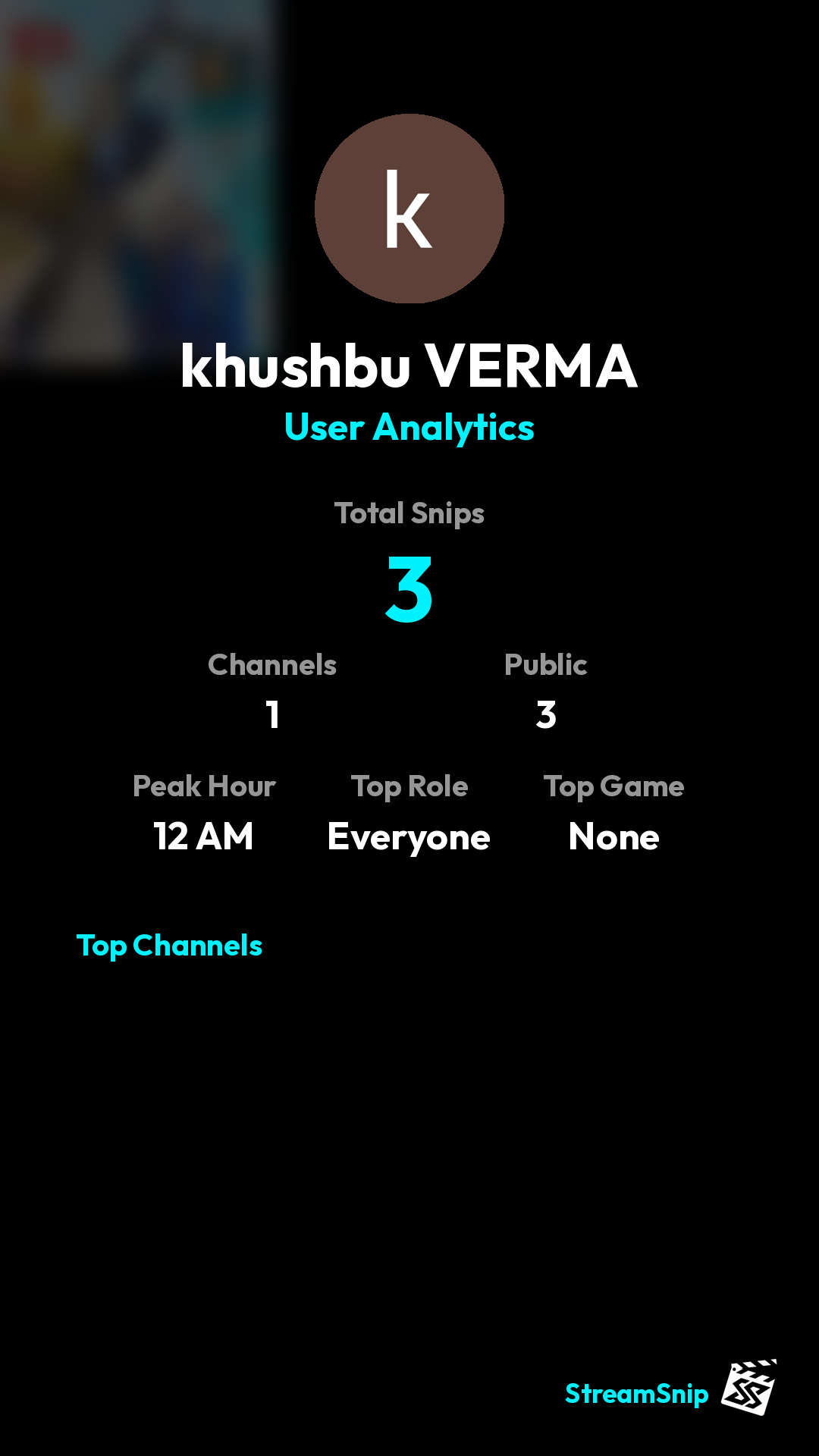 Stats Share Card