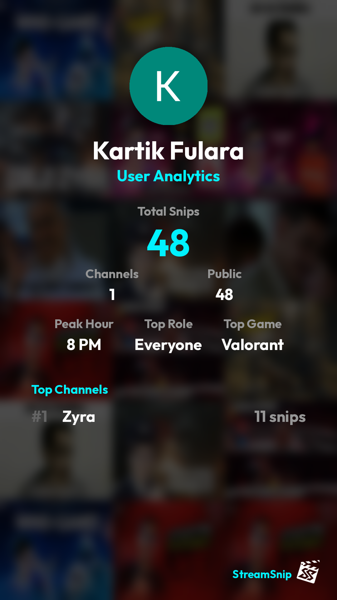 Stats Share Card
